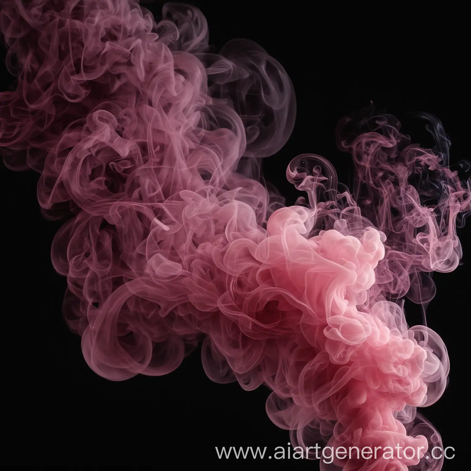 Ethereal-PinkBurgundy-Smoke-Swirls-on-a-Black-Canvas