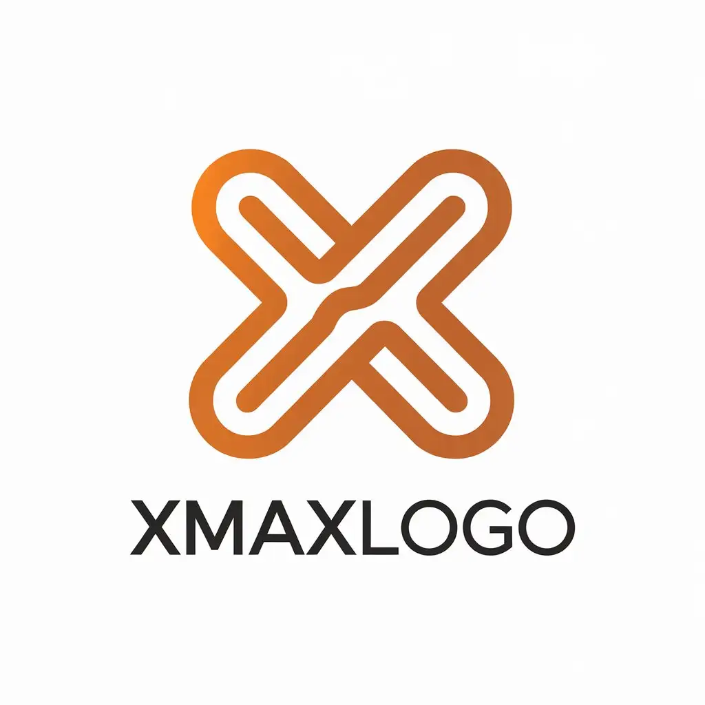 a vector logo design,with the text "xmax_logo", main symbol:create logo,Moderate,be used in create logo on instagram industry,clear background