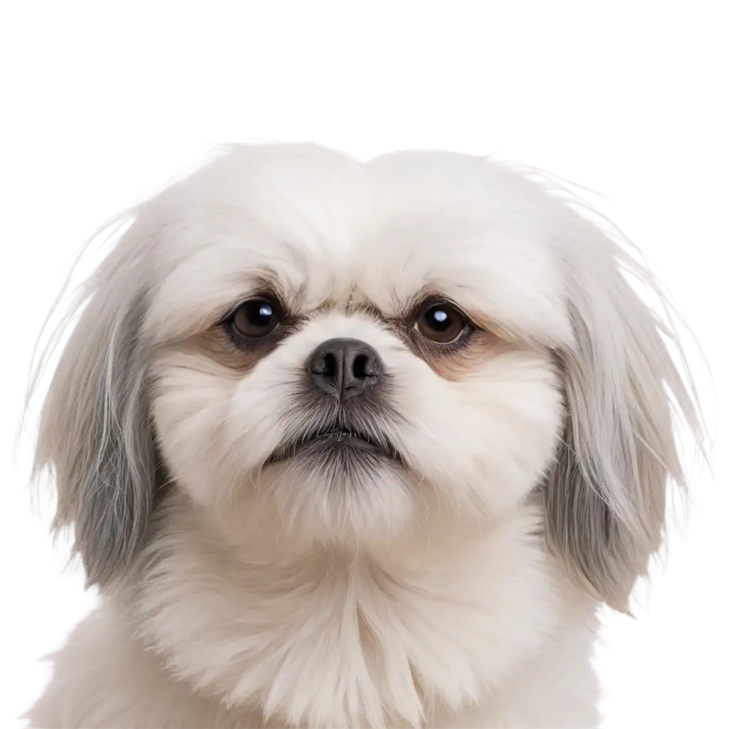 Adorable-White-and-Gray-Shih-Tzu-PNG-Image-Perfect-for-Digital-Art-and-Pet-Blogs