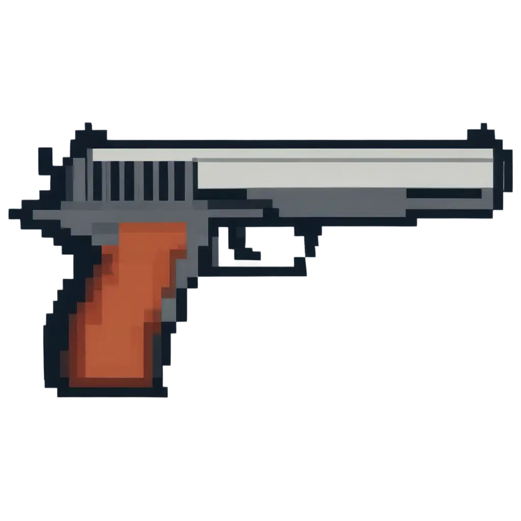 2DPNG-Image-Usage-Analysis-Pixel-Style-Pistol-PNG-Image-for-Creative-Projects