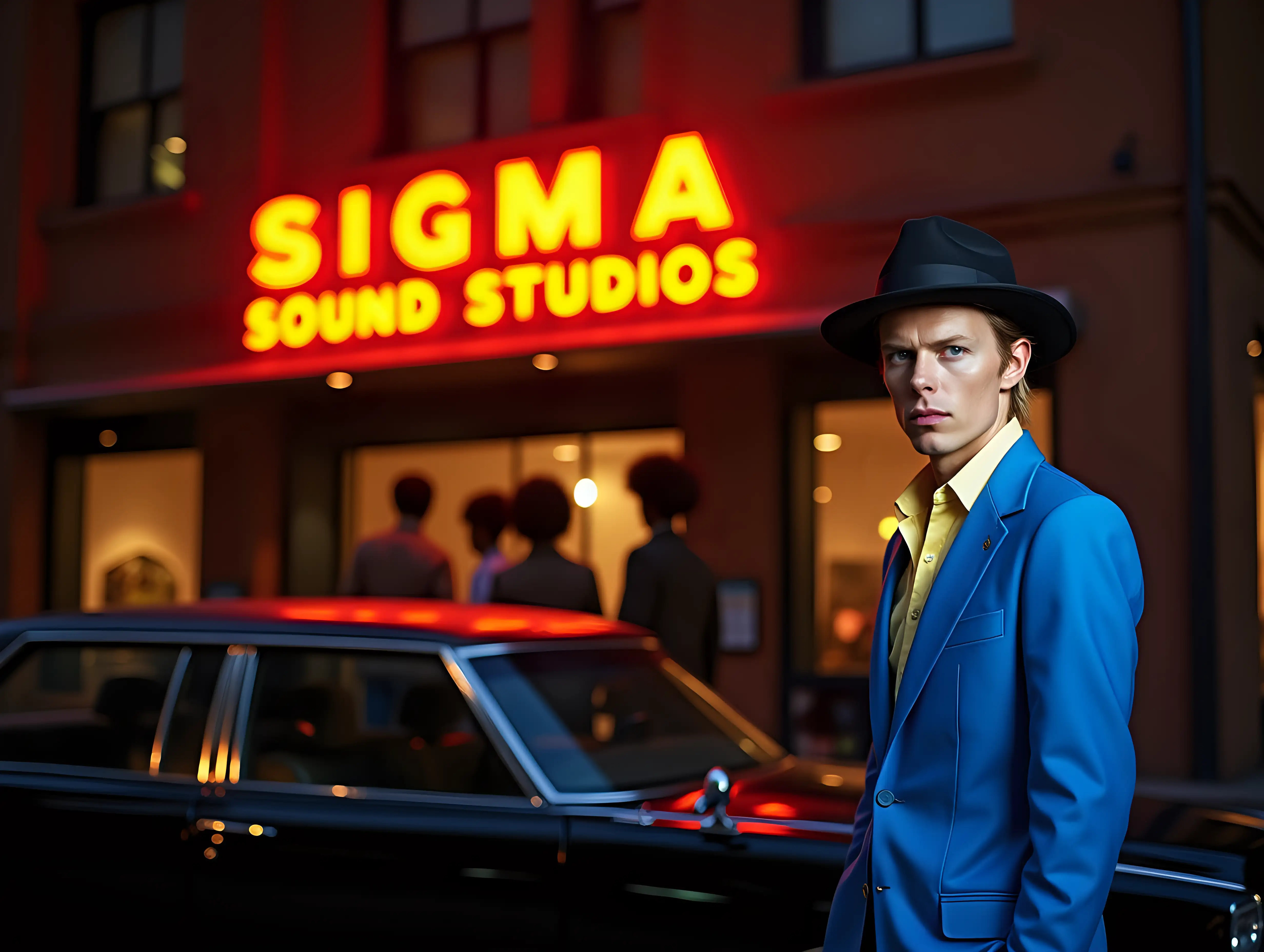 1975-David-Bowie-Rock-Star-Portrait-Outside-Sigma-Sound-Studios