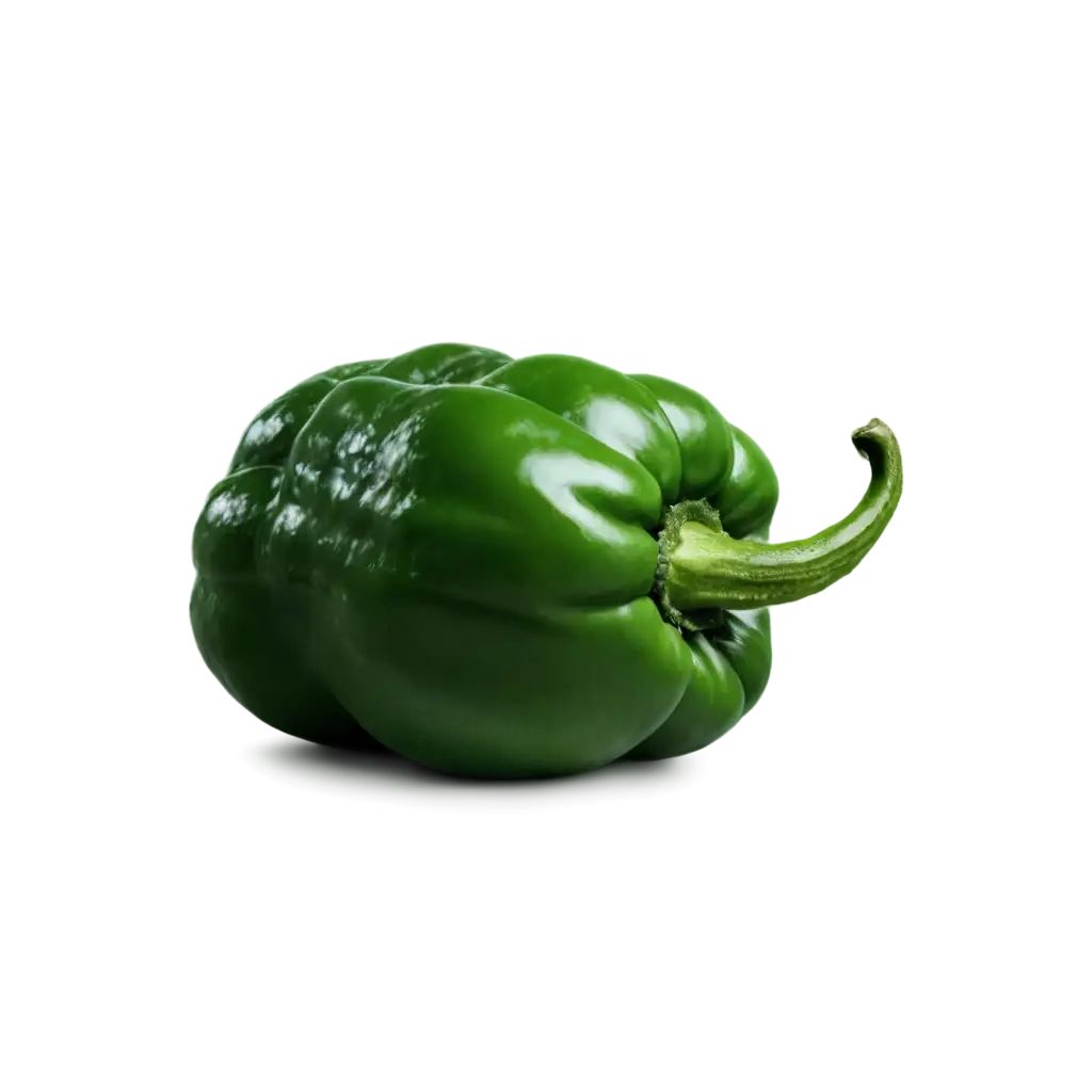 Vibrant-Green-Pepper-PNG-Image-Freshness-and-Detail-for-Culinary-and-Wellness-Content