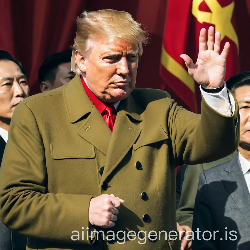 Trump-as-a-Communist-Leader-in-Revolutionary-Attire