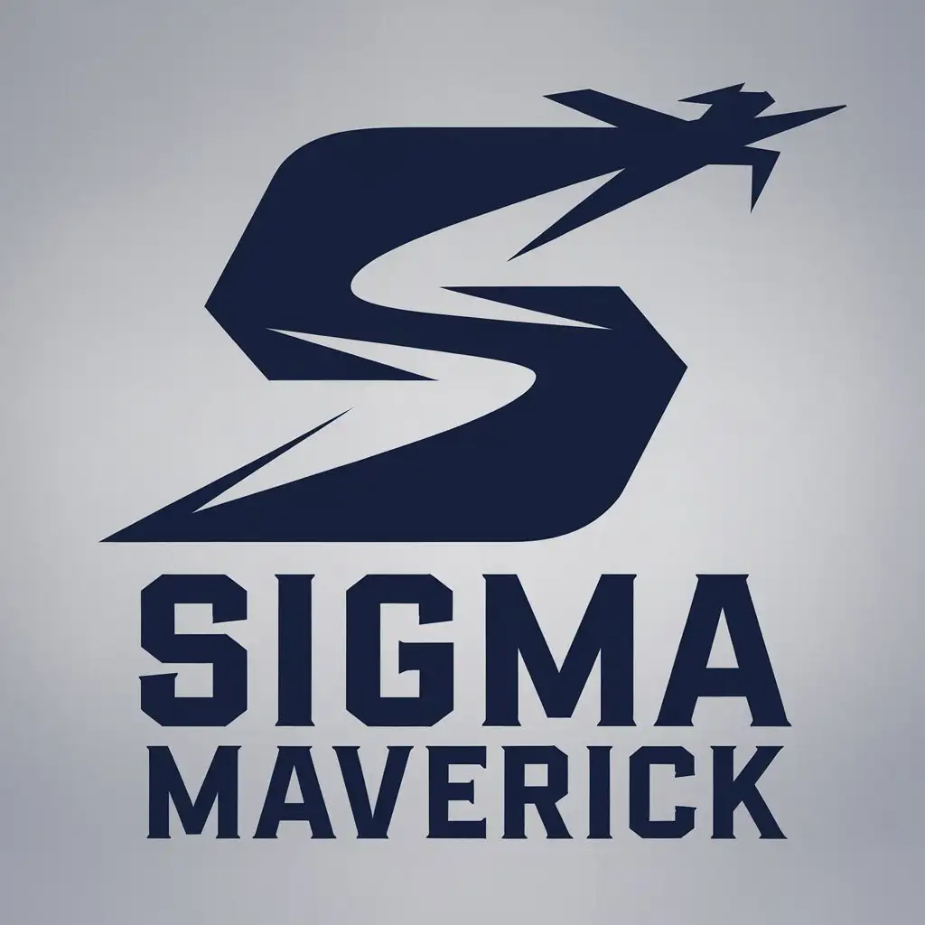 LOGO Design for Sigma Maverick Vector Style for Digital Artist in Legal Industry