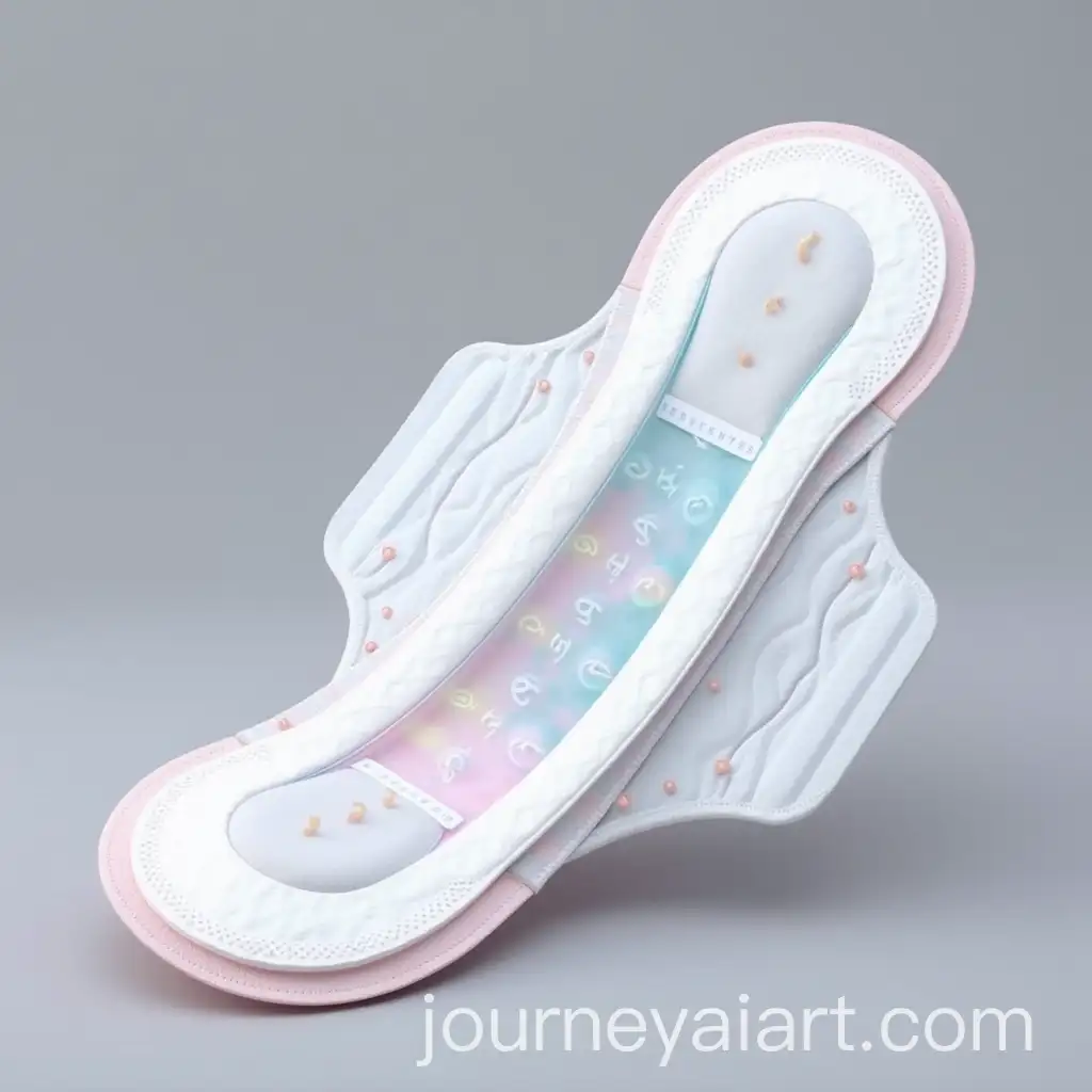 Innovative-UltraModern-Sanitary-Pad-with-Dynamic-Shape-and-ColorChanging-Technology