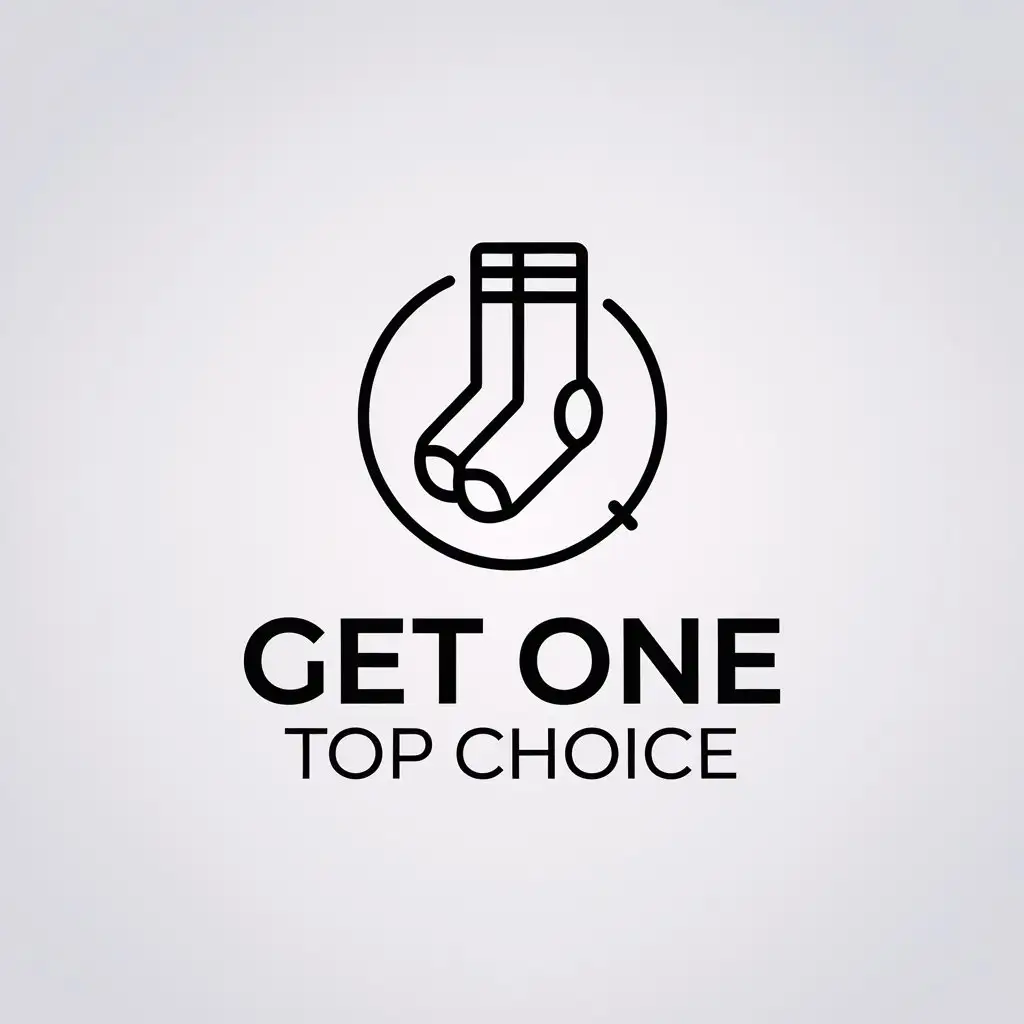 LOGO-Design-for-Get-One-Top-Choice-Minimalistic-Socks-Lingerie-with-Clear-Background