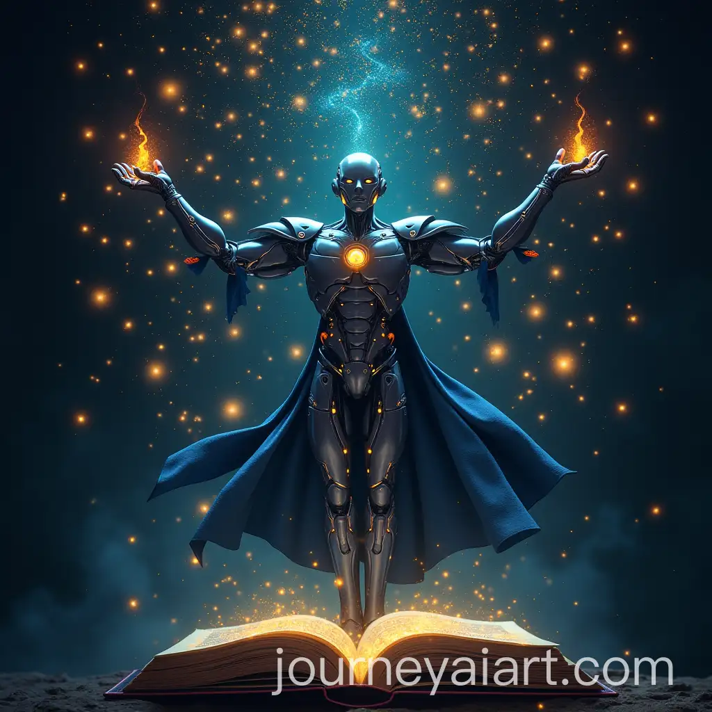 AI-Character-Advertisement-for-MagicThemed-Novel-Book