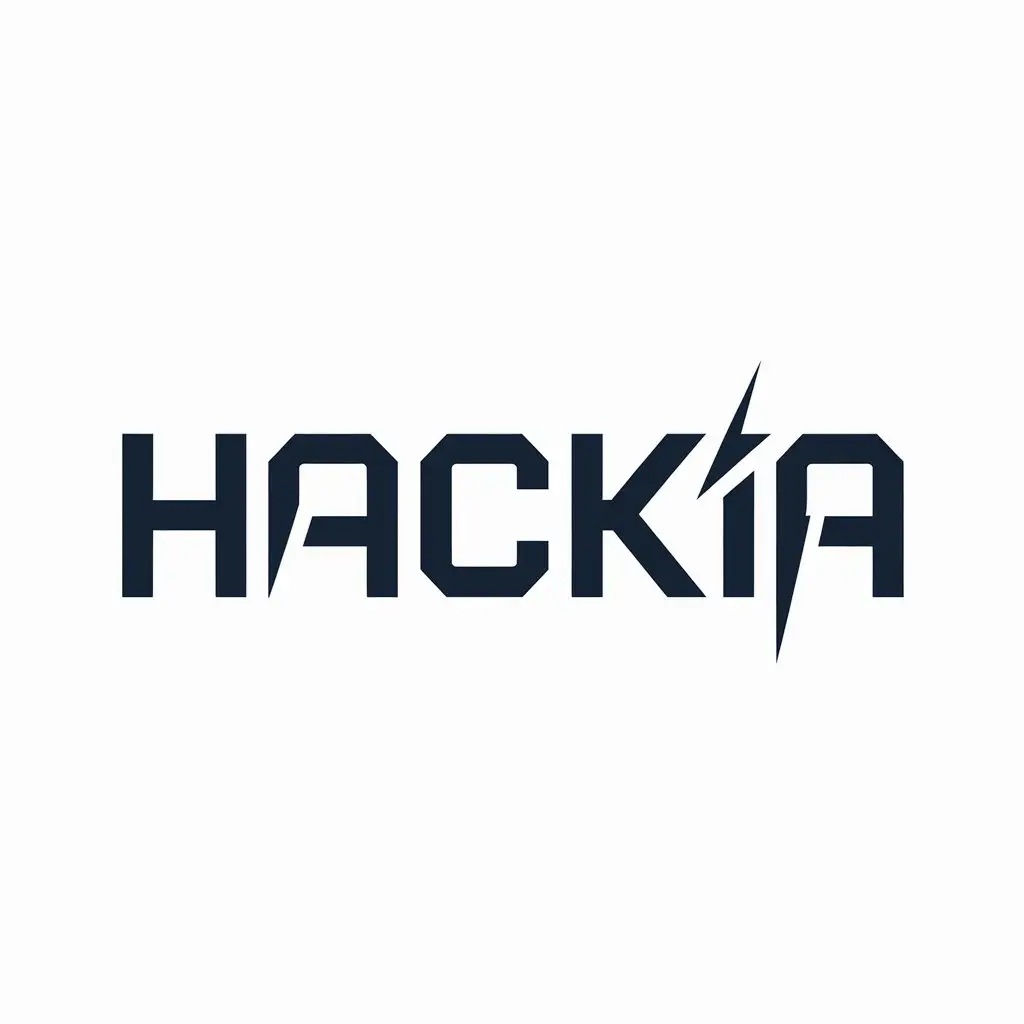 LOGO Design for HackIA Modern and Simple Vector Logo for Tech Hackathon Events