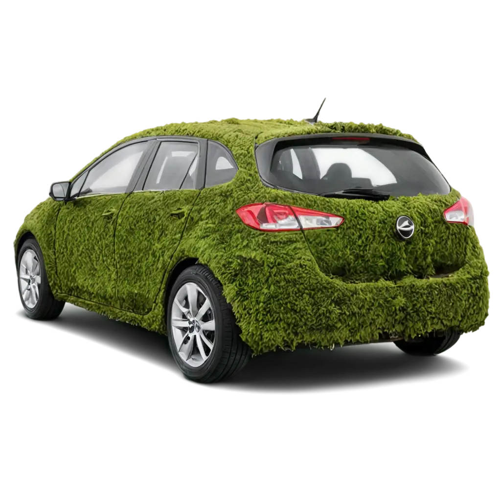 Hatchback-Car-Covered-in-Moss-PNG-Image-for-Stunning-Visuals