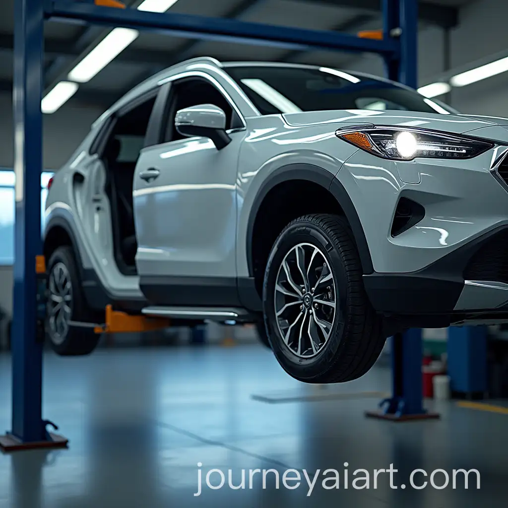 Mechanic-Working-on-Car-Lift-in-Auto-Service-Shop