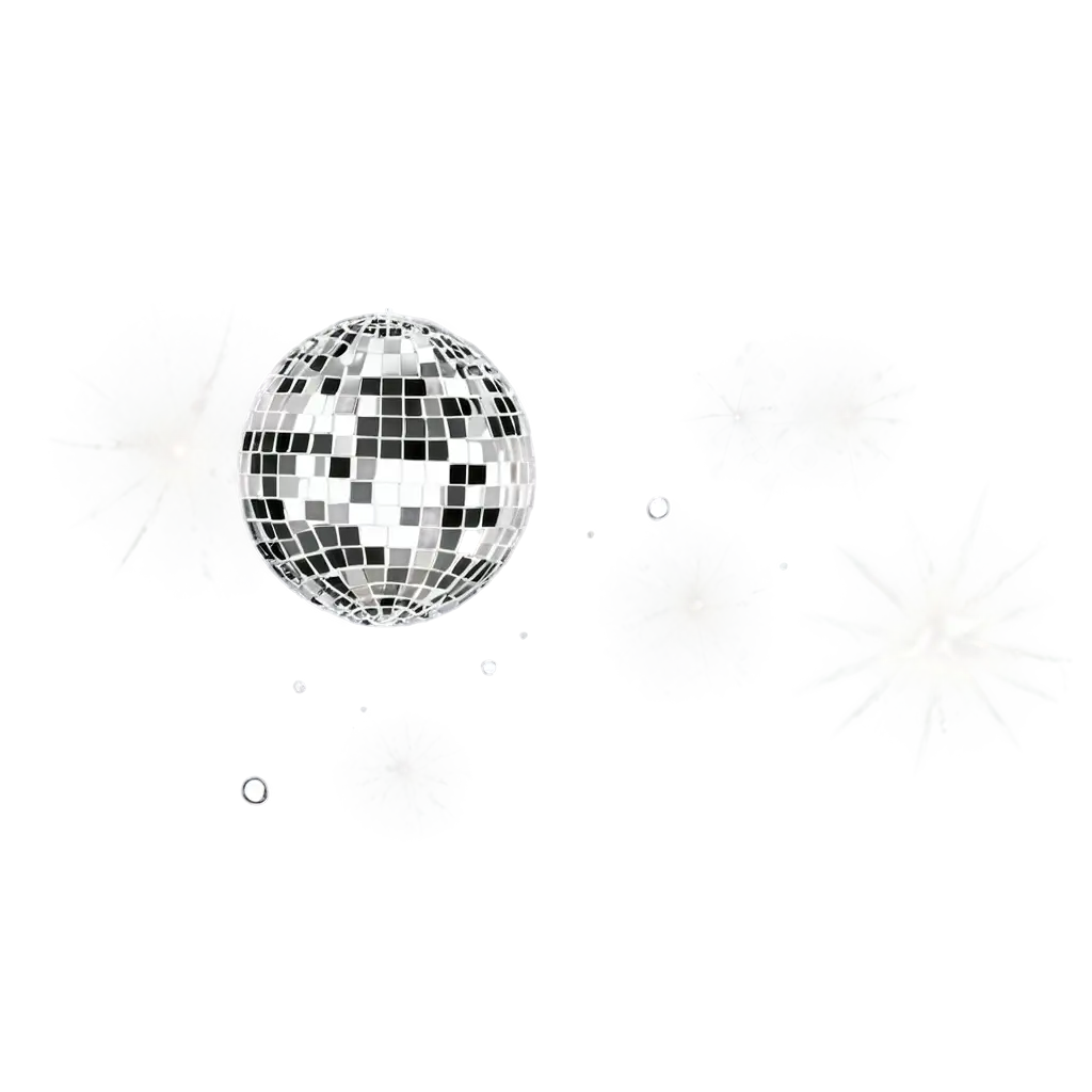 Gray-Watercolor-Disco-Ball-PNG-Perfect-for-Unique-and-Stylish-Designs