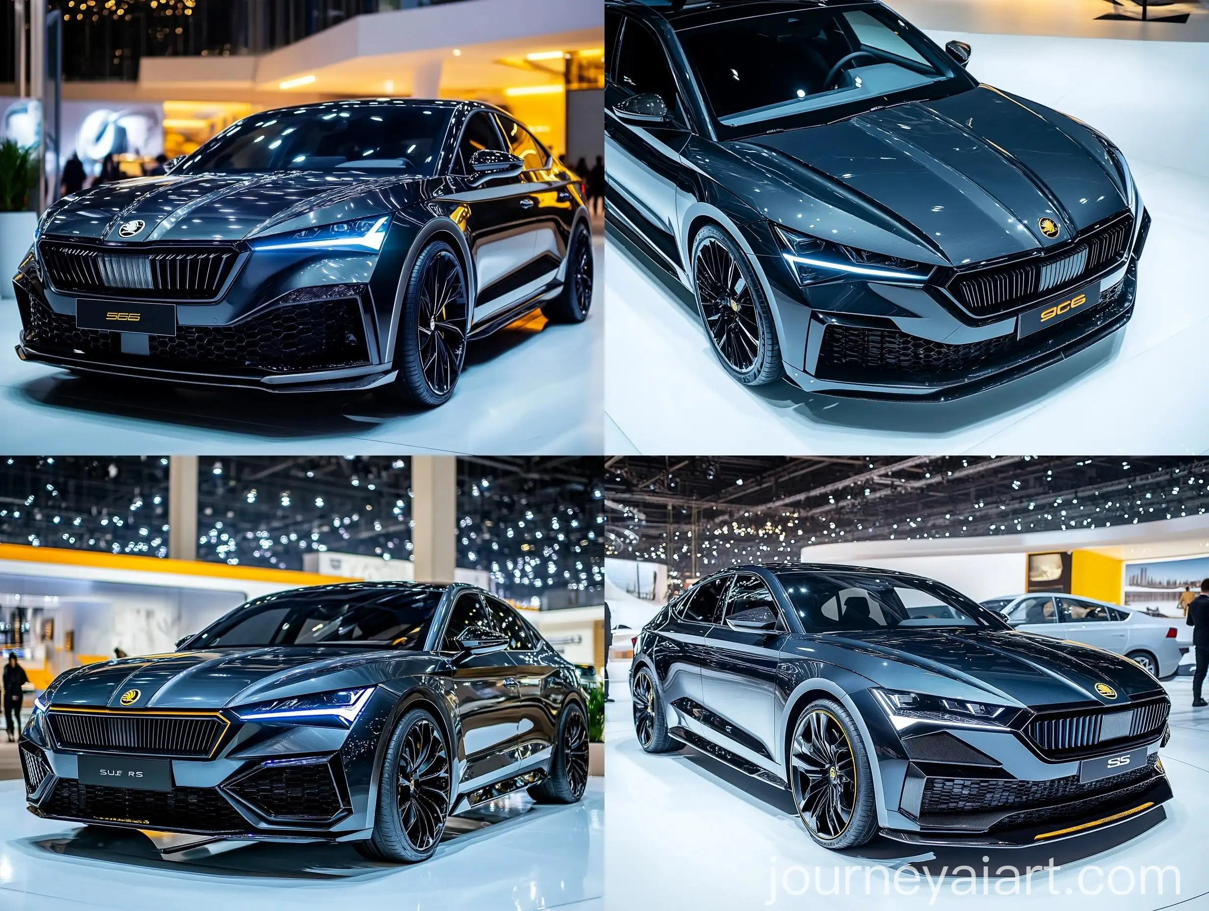 Realistic-Blue-Futuristic-2026-Skoda-Superb-RS-with-Strips-Headlamp