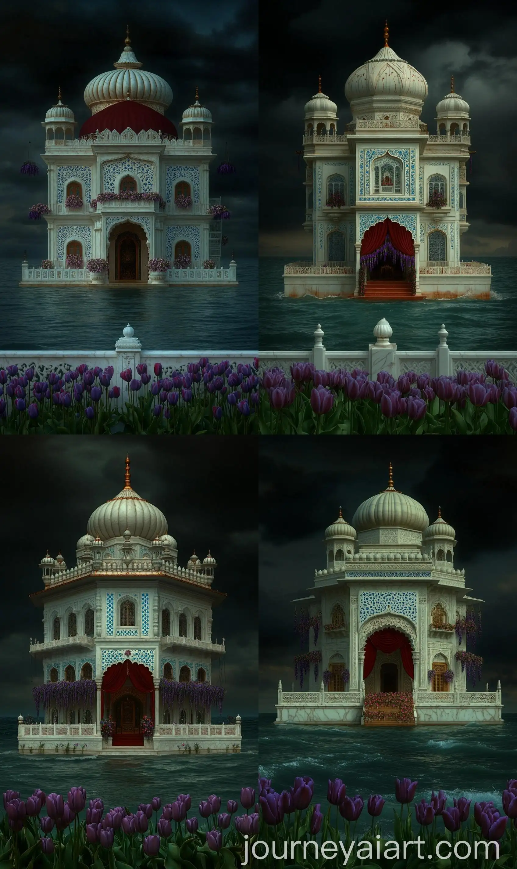 Harmandir-Sahib-Gurdwara-with-Ocean-View-and-Mughal-Architecture