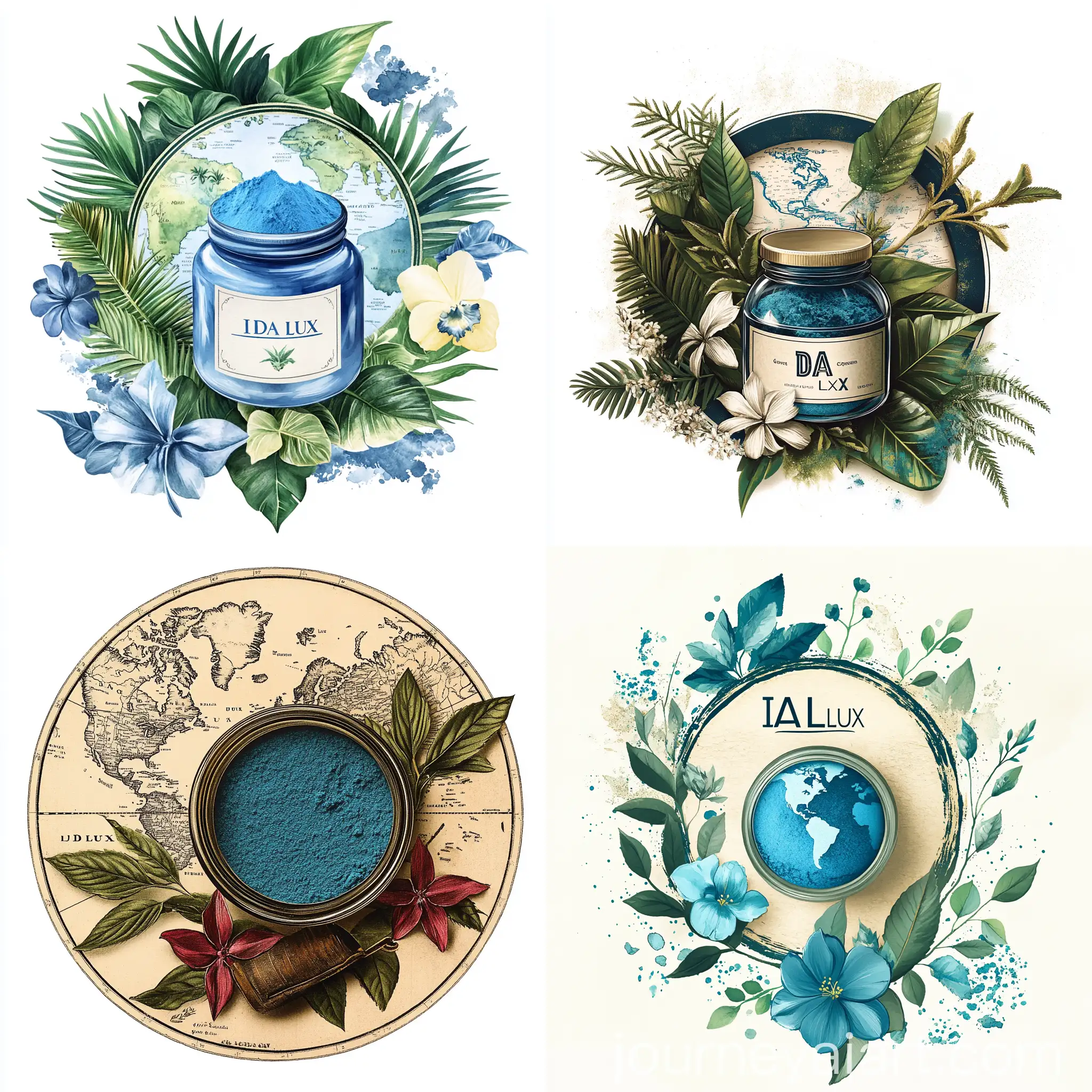 Global-Map-of-Ecuadorian-Origins-with-IDA-LUX-Blue-Powder-and-Flora