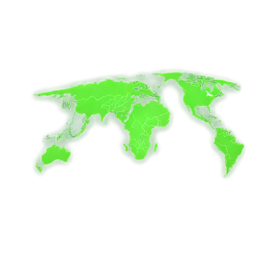 World-Map-with-Neon-Green-Effect-PNG-Vibrant-and-Modern-Geographical-Visualization