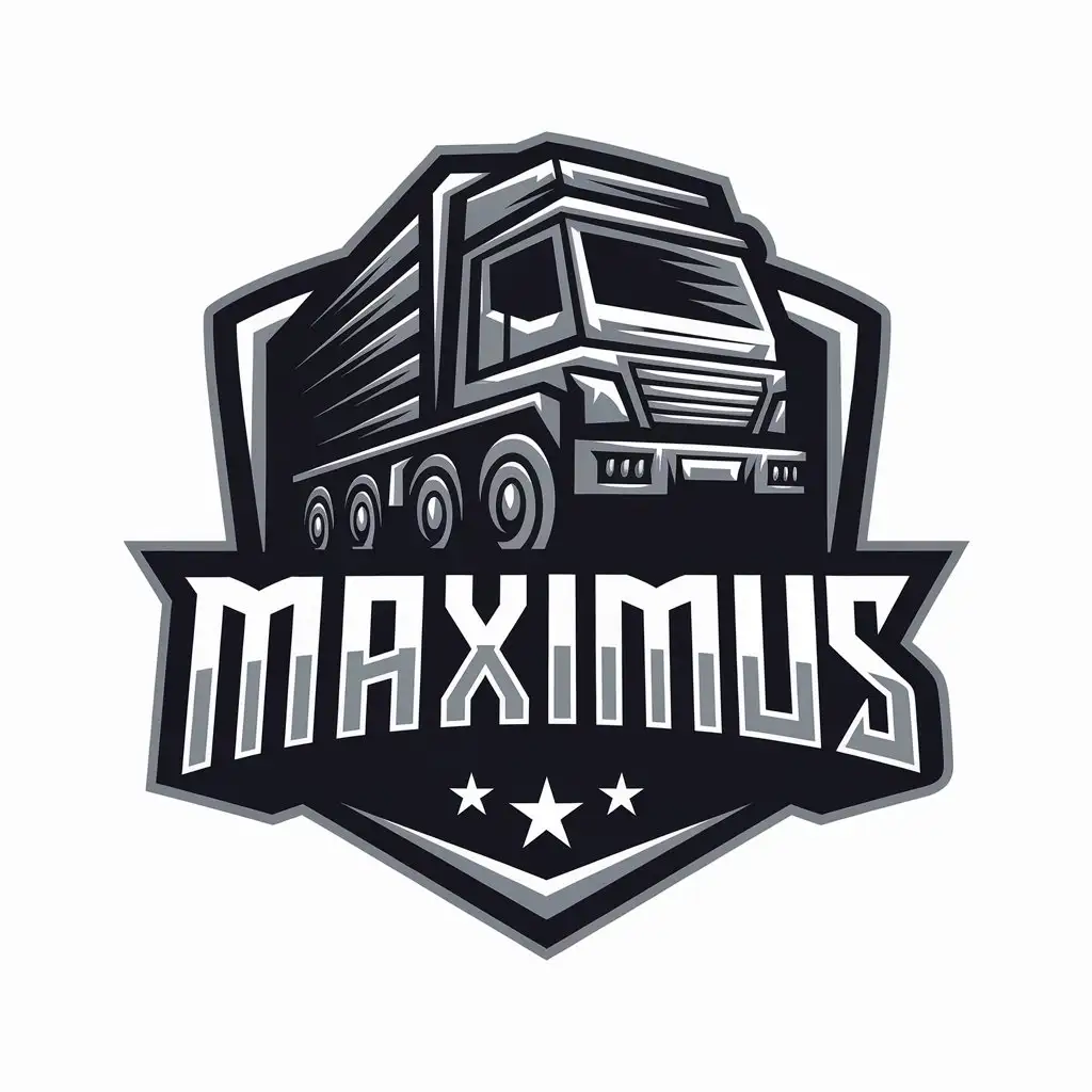 LOGO-Design-for-Maximus-Cargo-Truck-Vector-Logo