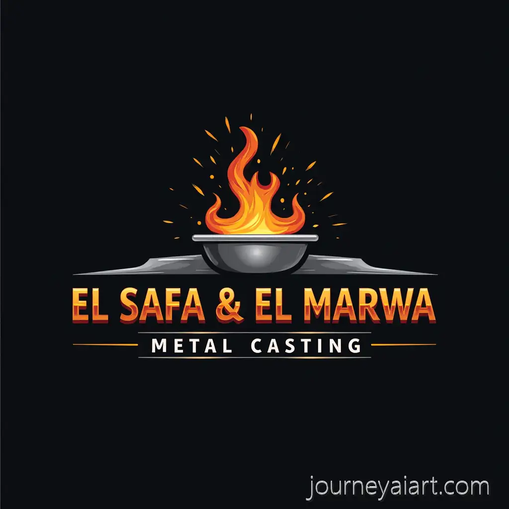 Metal-Casting-Logo-DesignProfessional-Logo-for-El-Safa-El-Marwa-Metal-Casting-Industrial-Strength-and-Precision