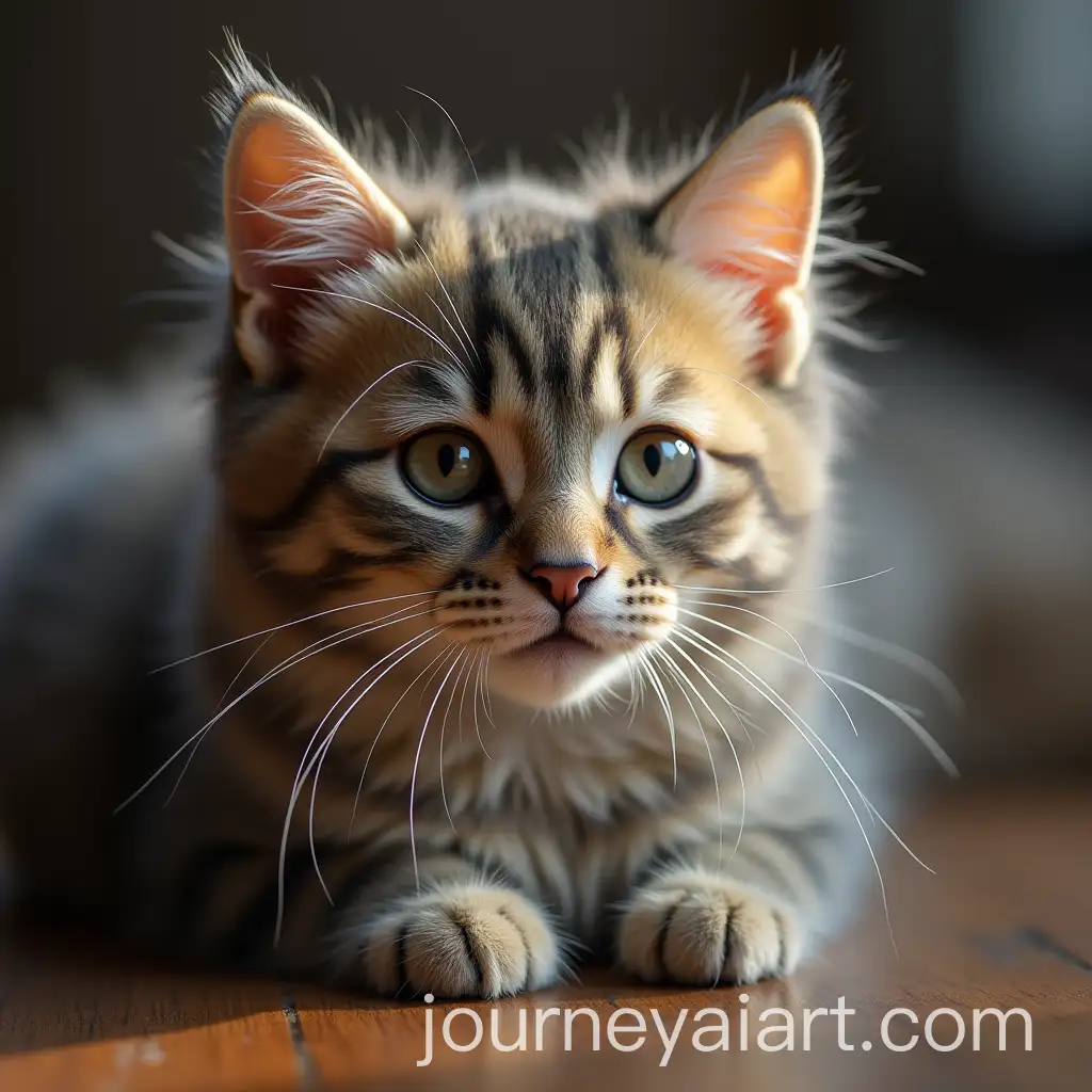 Blue-Cat-with-Unique-Features-in-a-Captivating-Scene