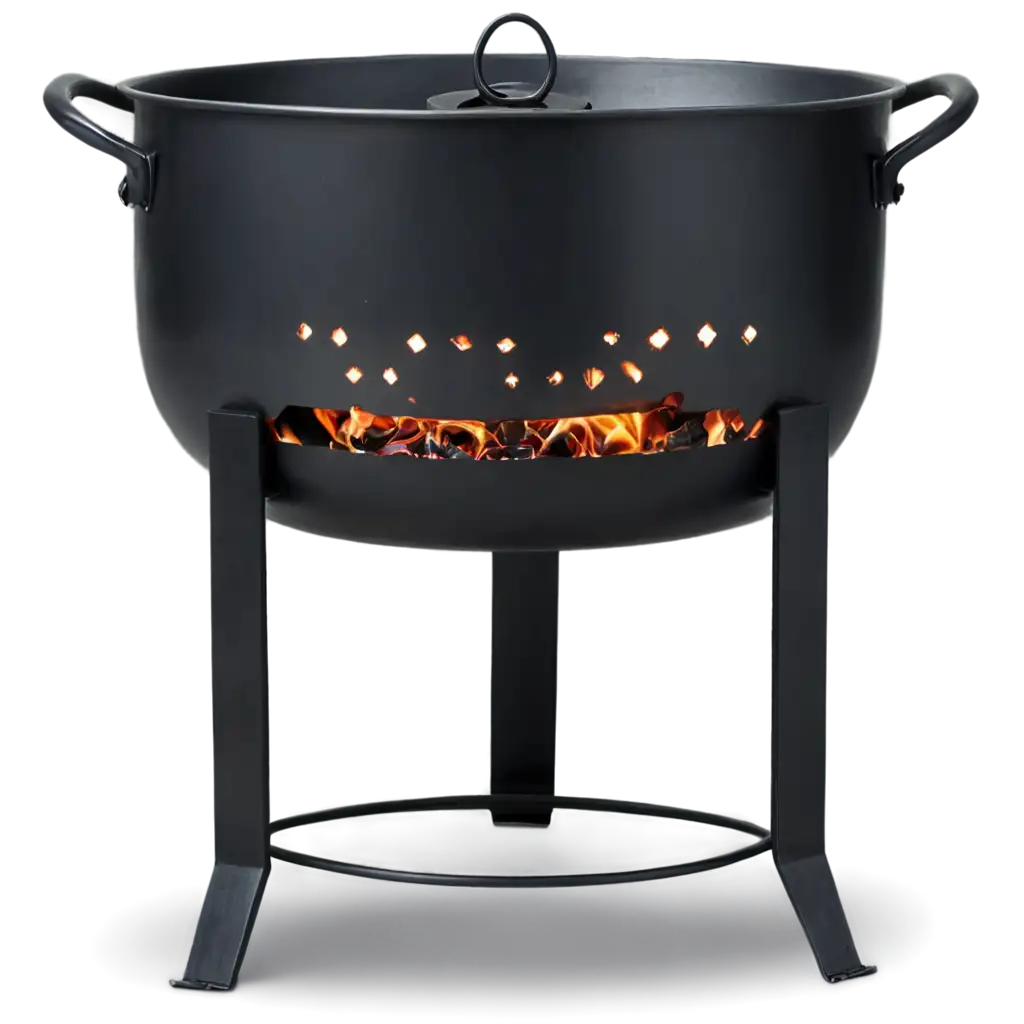 Fiery-Brazier-PNG-Image-Illuminate-Your-Designs-with-HighQuality-Fire-Visuals