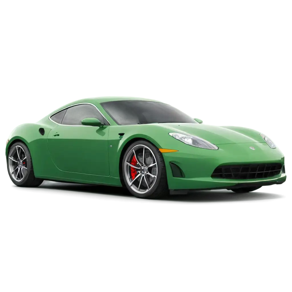 HighQuality-PNG-Image-of-a-Green-Sports-Car-for-Ultimate-Visual-Appeal