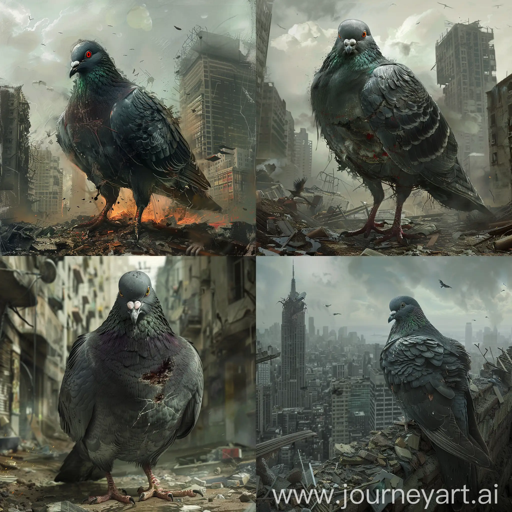 PostApocalyptic-Evil-Pigeon-in-a-Mean-Environment