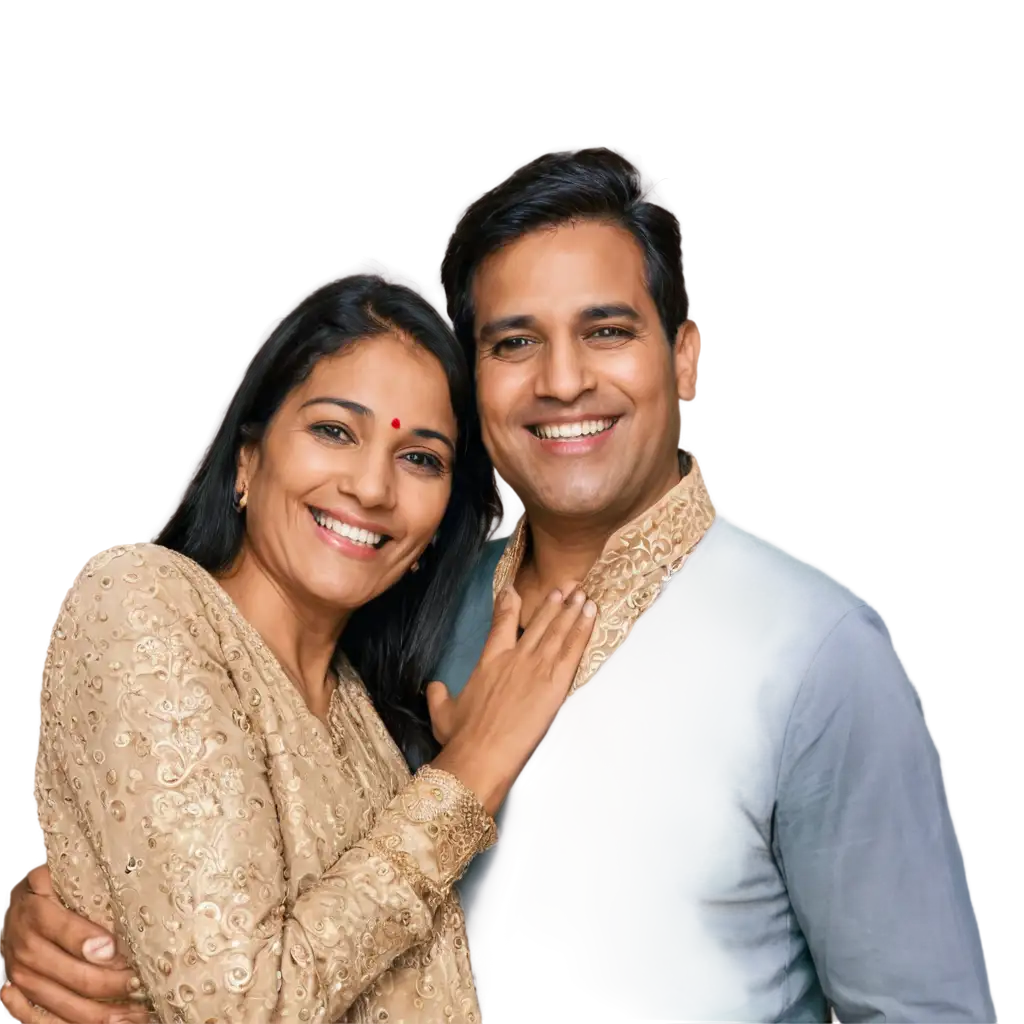 Happy-Indian-Couple-PNG-Capturing-Joy-and-Culture-in-HighQuality-Images