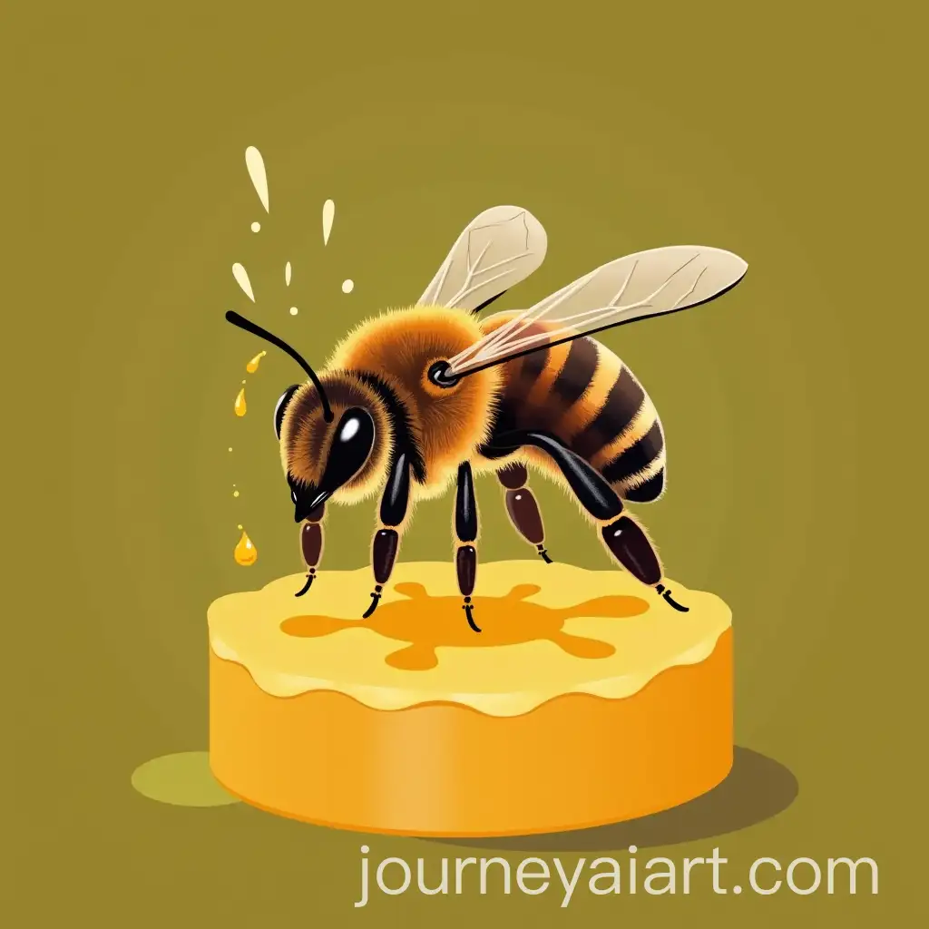 Honey-Bee-Symbolizing-Intelligence-and-Immunity-Boost