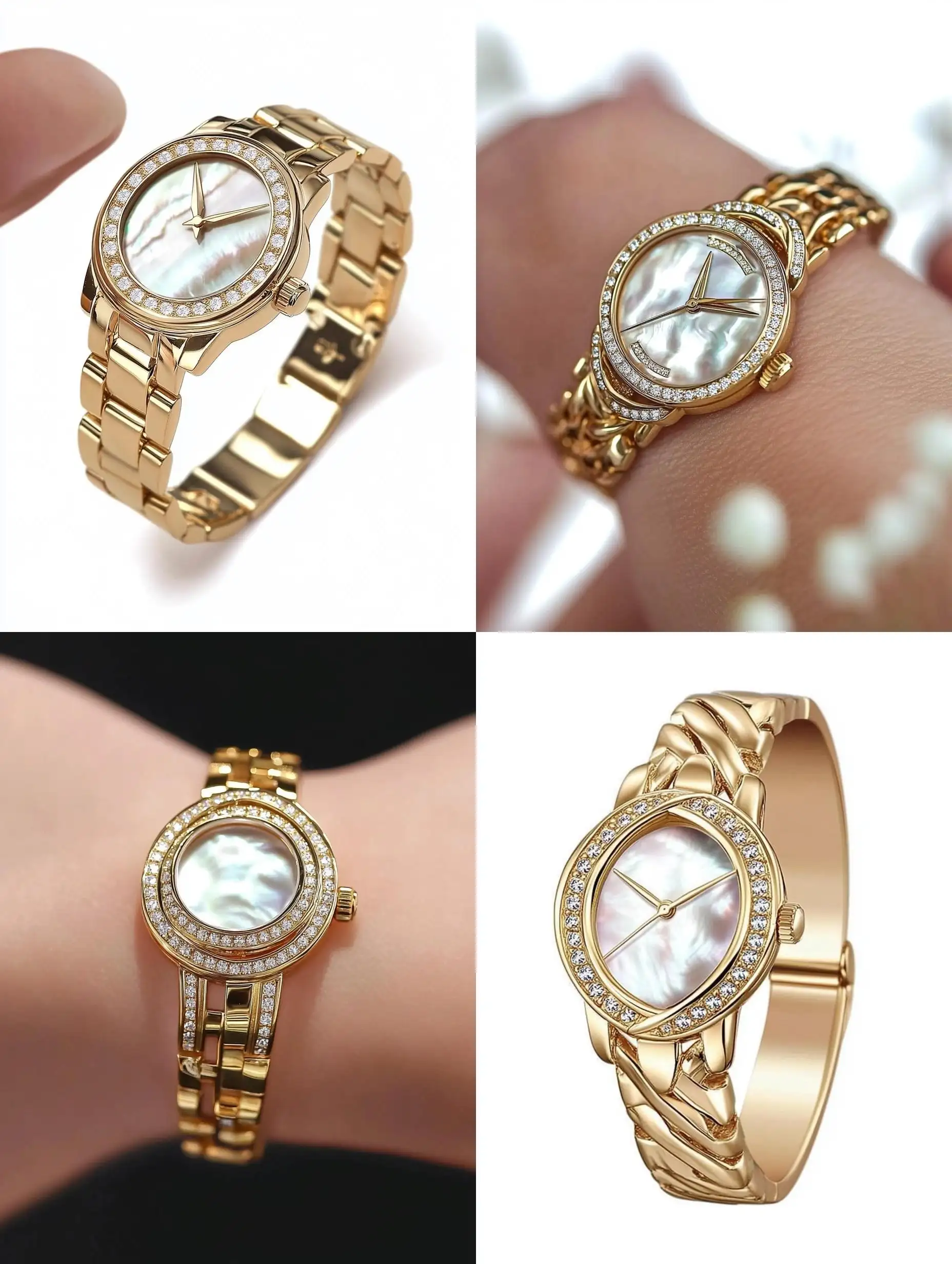 Elegant-Ladies-Gold-Watch-with-Mother-of-Pearl-Dial