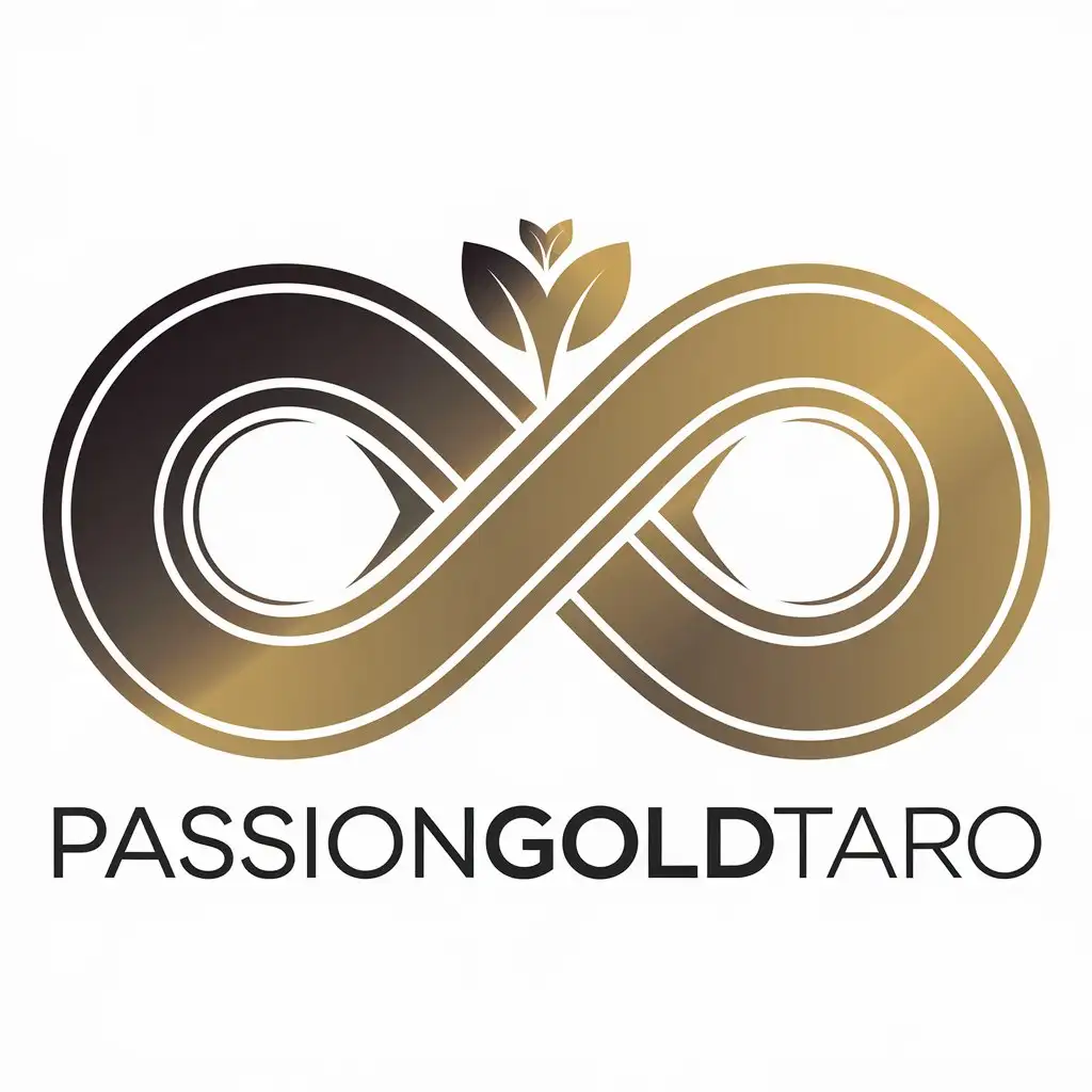 LOGO-Design-for-PassionGoldTaro-Infinity-Symbol-in-Vector-Style-for-TARO-Industry