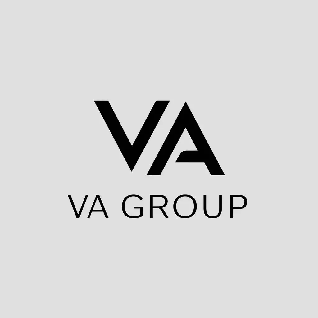 LOGO-Design-For-VA-Group-Minimalistic-VA-Letters-for-Automotive-Industry