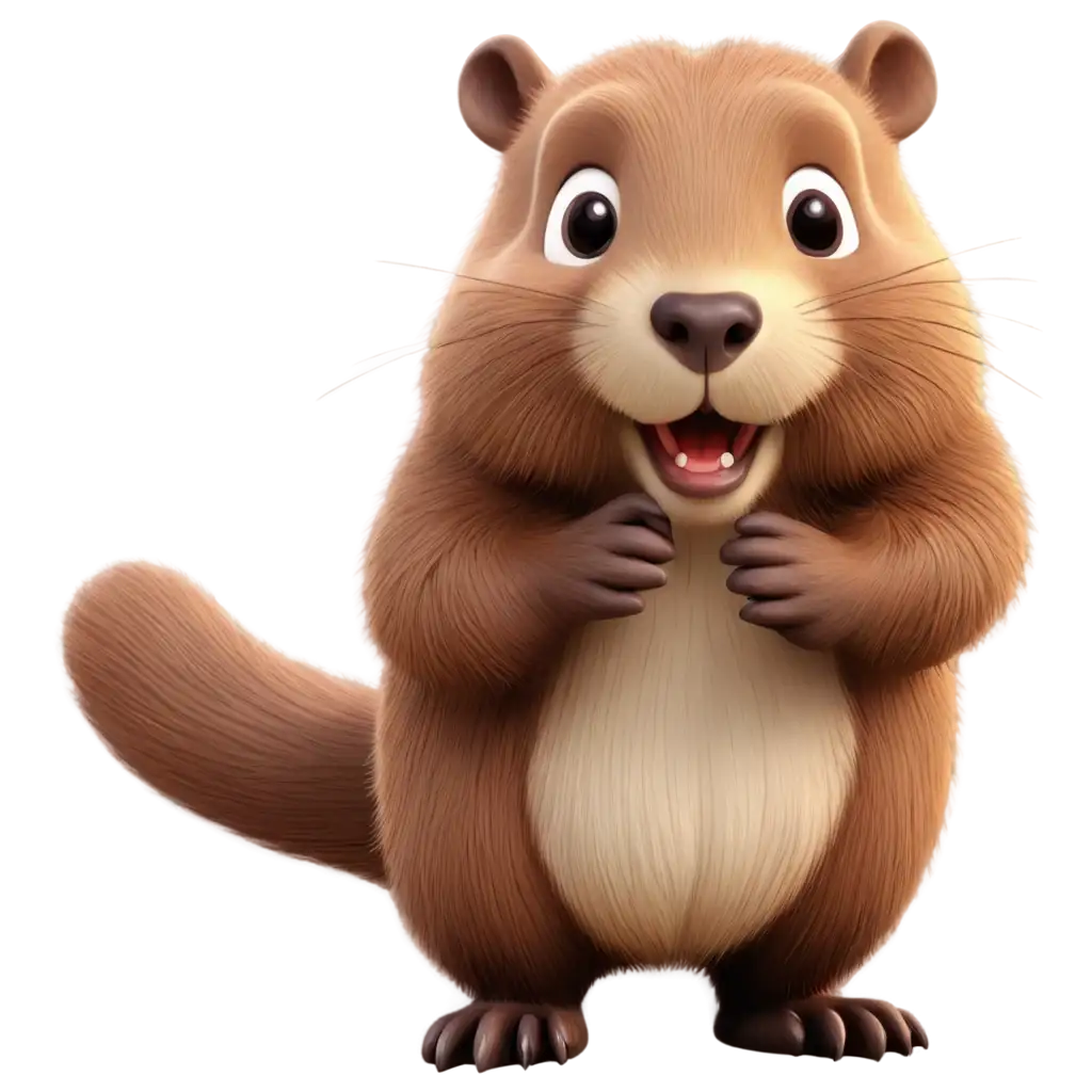 Cute-Cartoon-Ice-Beaver-PNG-Image-Adorable-Illustration-for-Various-Projects