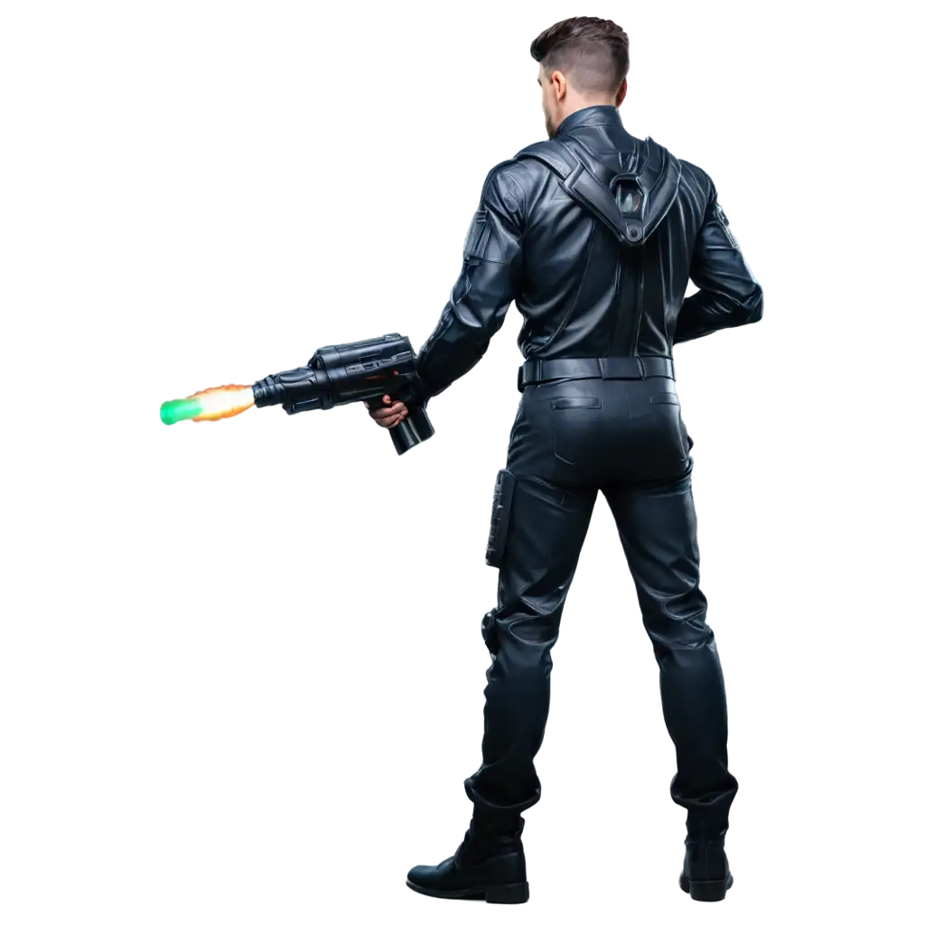 Futuristic-Dystopian-Man-Holding-a-Laser-Gun-PNG-Image-HighQuality-SciFi-Artwork-for-Your-Projects