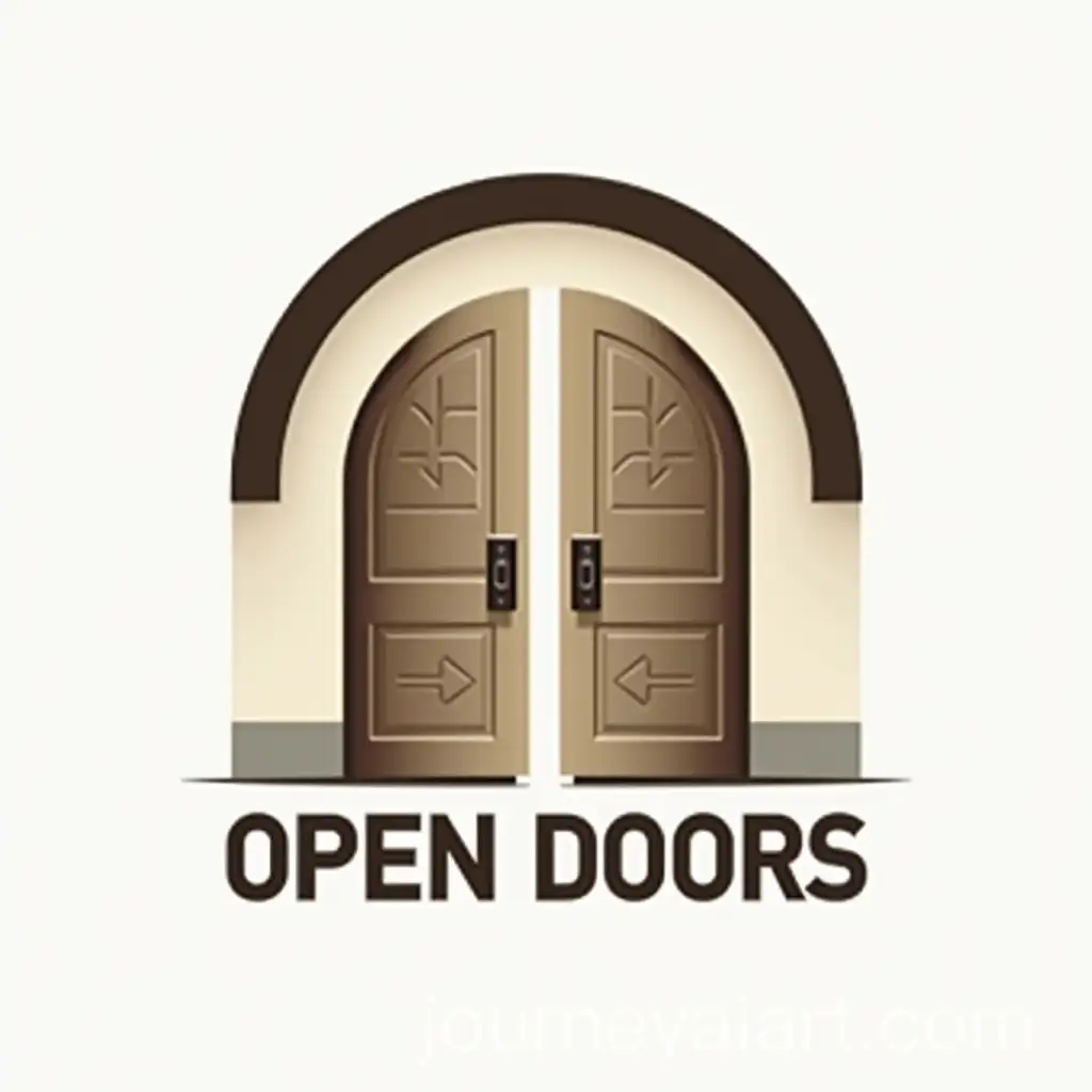 Emblem-Logo-Design-for-Open-Doors-Company