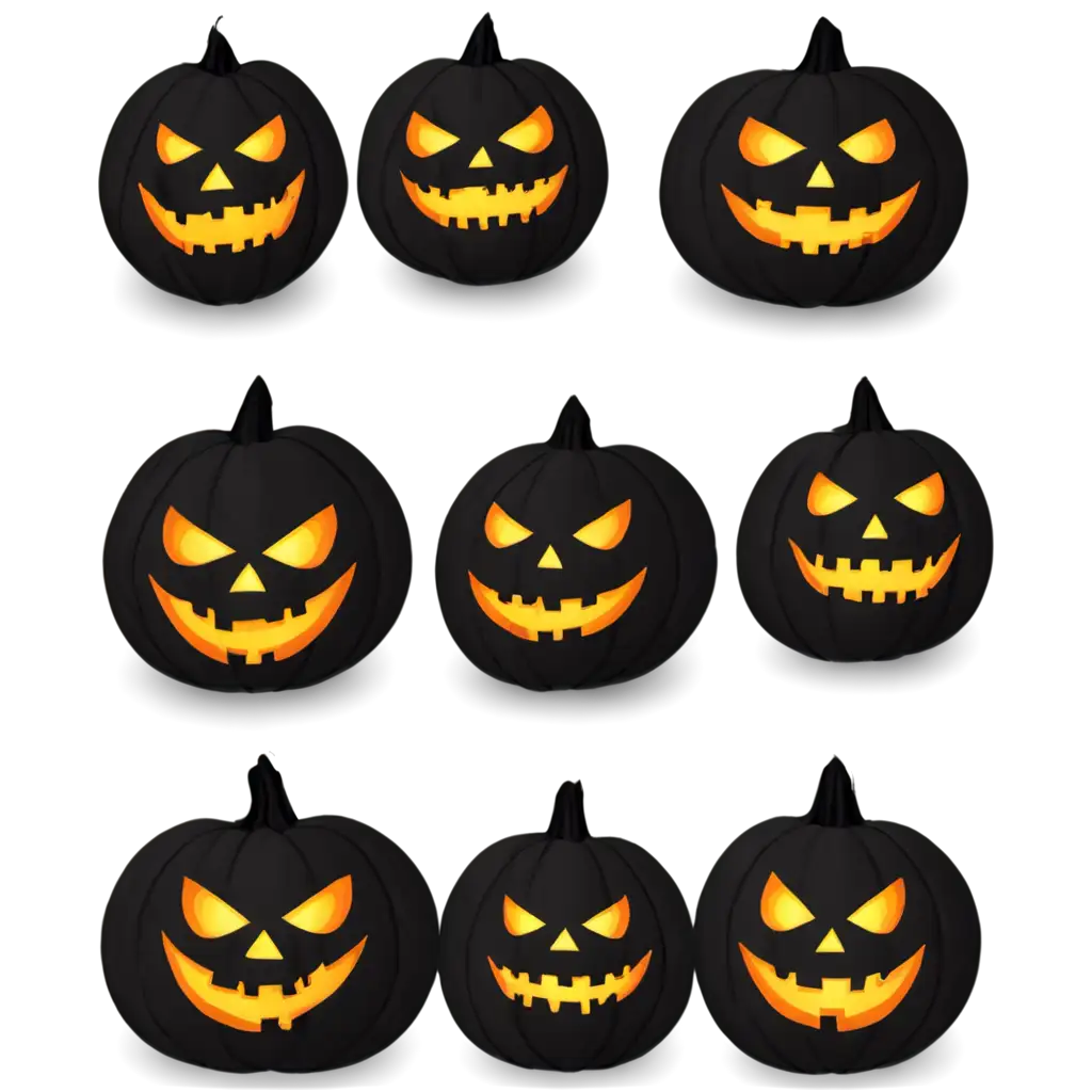 7-Halloween-Pumpkins-PNG-Perfect-for-Spooktacular-Designs-and-HighQuality-Graphics