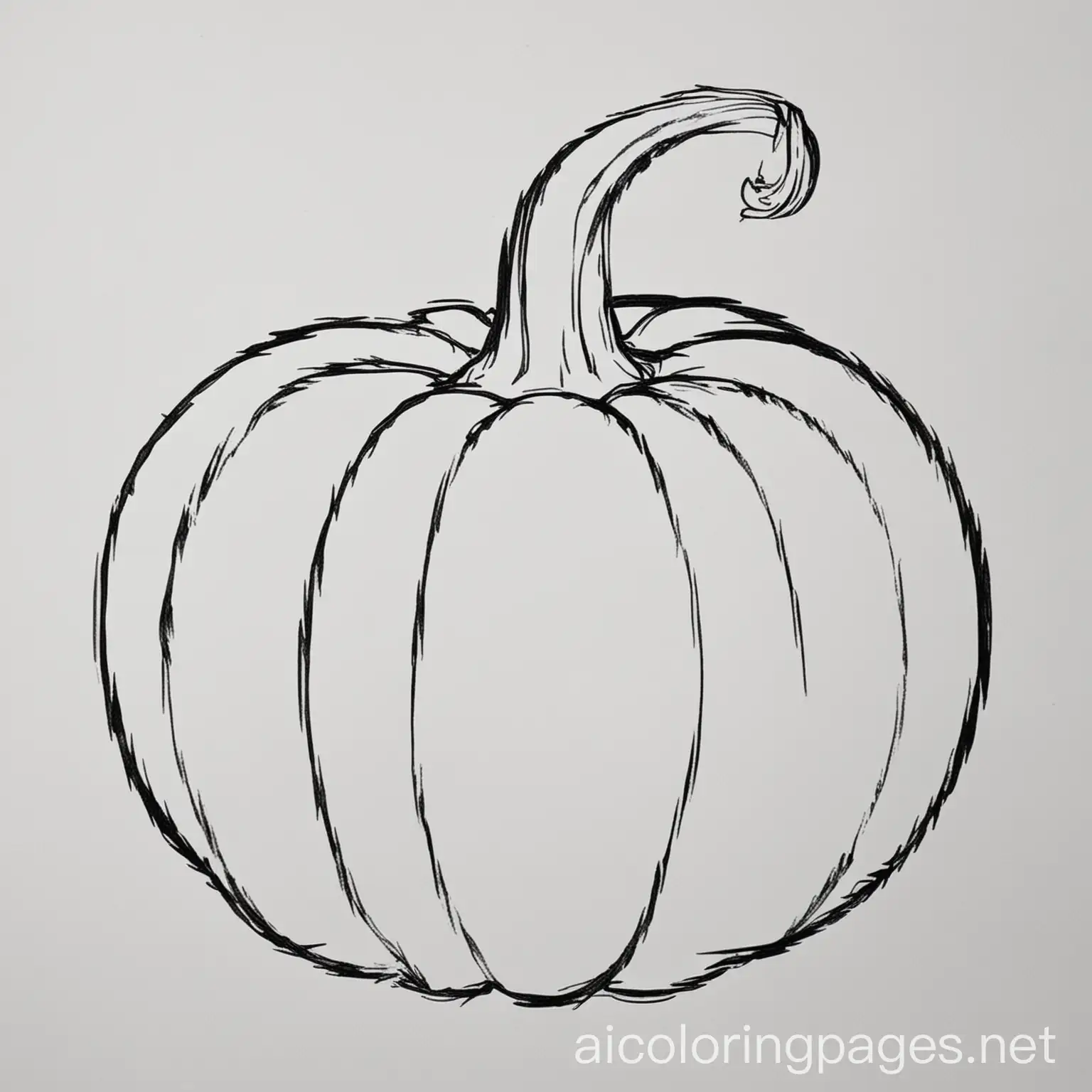 A pumpkin, Bold outlines with a simple background... Coloring Page, black and white, line art, white background, Simplicity, Ample White Space. The background of the coloring page is plain white to make it easy for young children to color within the lines. The outlines of all the subjects are easy to distinguish, making it simple for kids to color without too much difficulty, Coloring Page, black and white, line art, white background, Simplicity, Ample White Space. The background of the coloring page is plain white to make it easy for young children to color within the lines. The outlines of all the subjects are easy to distinguish, making it simple for kids to color without too much difficulty, Coloring Page, black and white, line art, white background, Simplicity, Ample White Space. The background of the coloring page is plain white to make it easy for young children to color within the lines. The outlines of all the subjects are easy to distinguish, making it simple for kids to color without too much difficulty