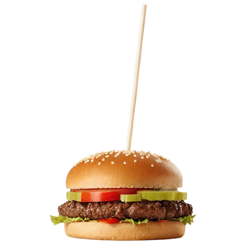 Delicious-Burger-PNG-Elevate-Your-Culinary-Creations-with-HighQuality-Image-Format