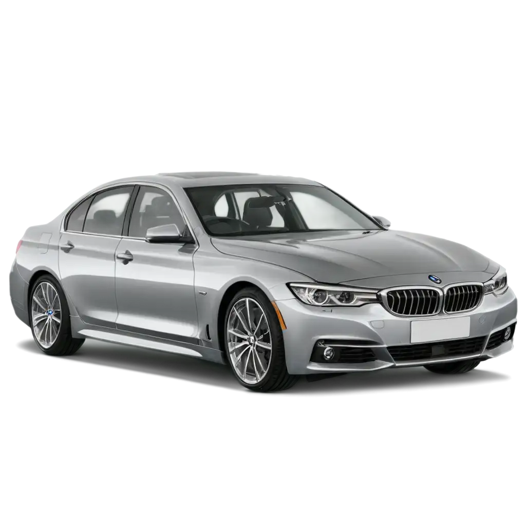 Silver-BMW-Car-Side-View-PNG-Image-for-HighQuality-Graphics-and-Design