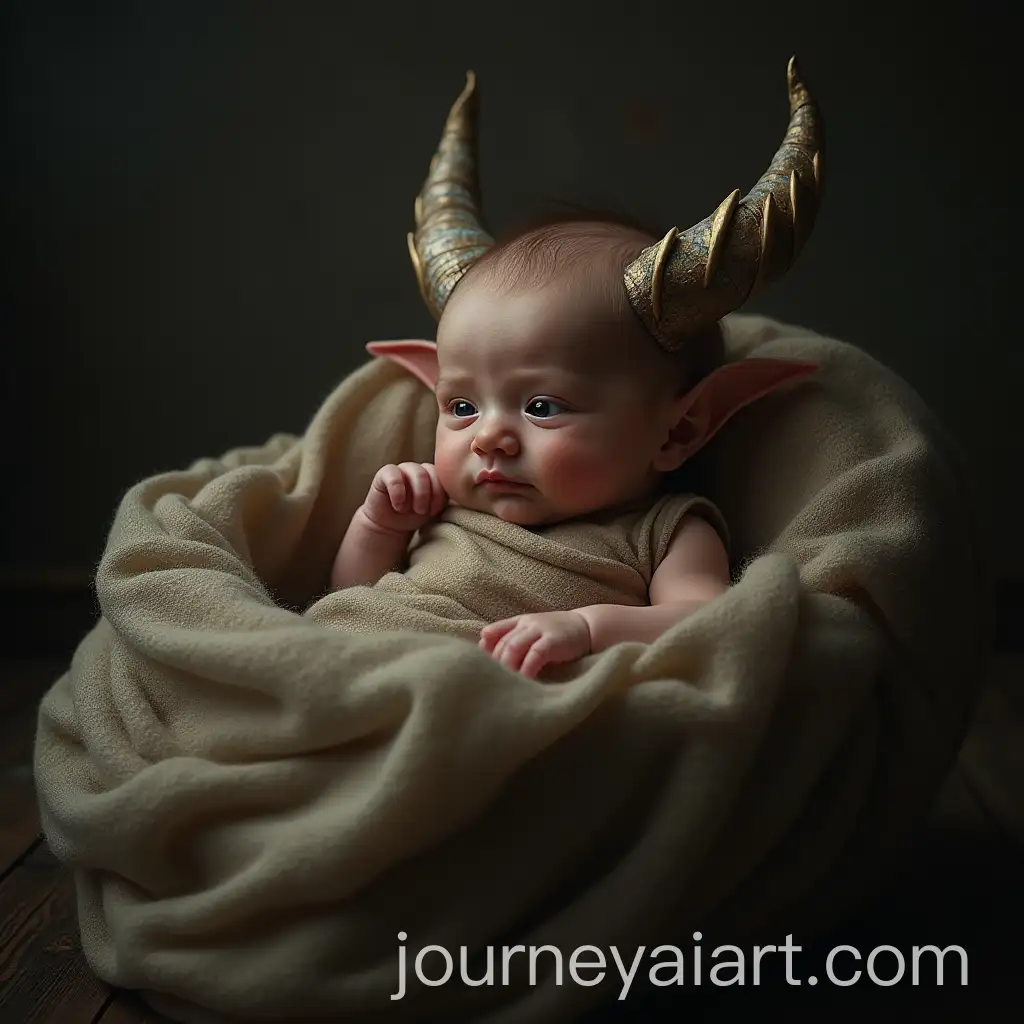 Demon-Baby-in-a-Cradle