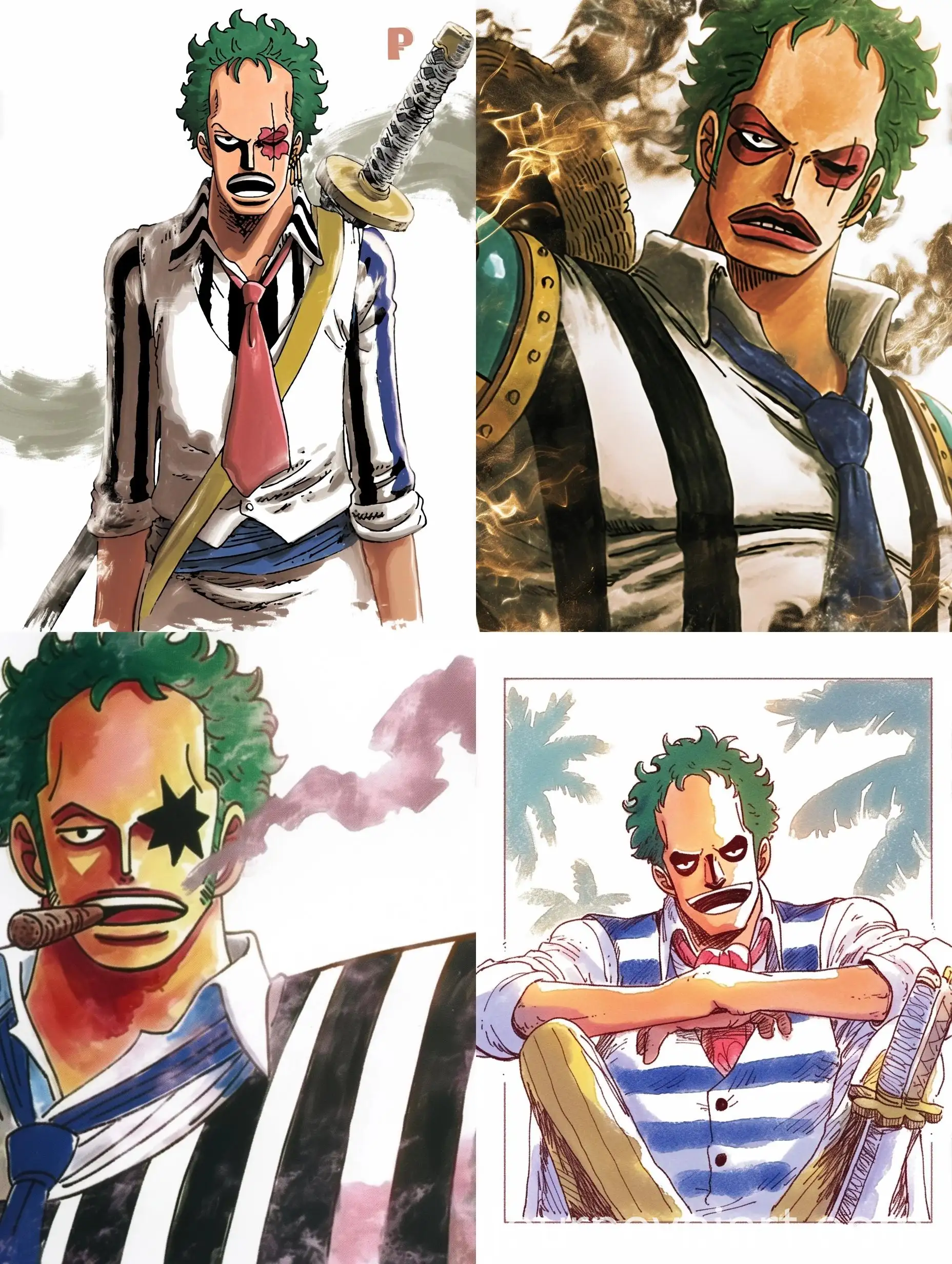 Watercolor-Manga-Character-from-One-Piece-Series