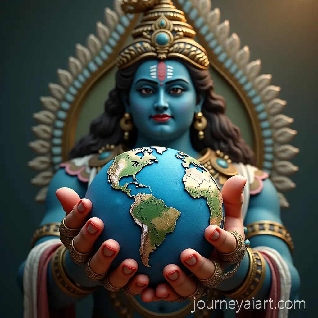 Ultra-Realistic-Closeup-of-Lord-Vishnu-Holding-Earth-in-Divine-Glow