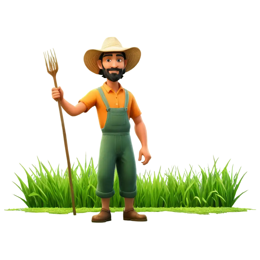 Rice-Field-Farmer-Cartoon-PNG-HighQuality-and-Versatile-Image-for-Digital-Use