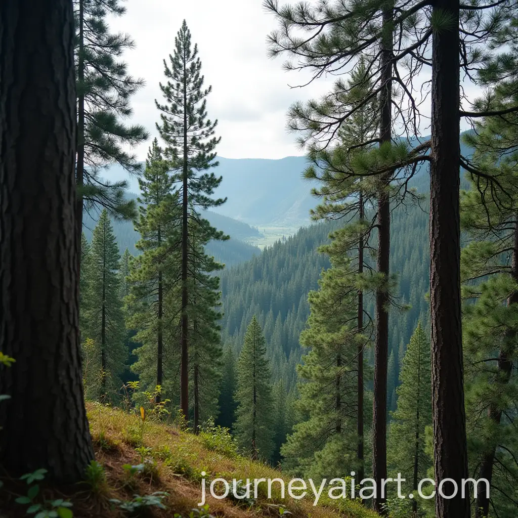 Mysterious-Forest-Scene-with-Pine-Trees