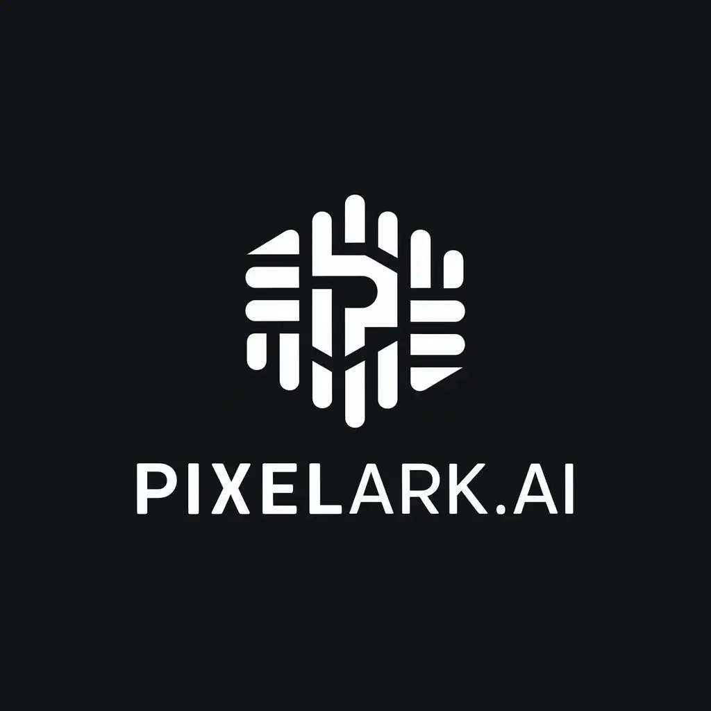 LOGO Design for PixelArkai Modern AI Training Machine Symbol