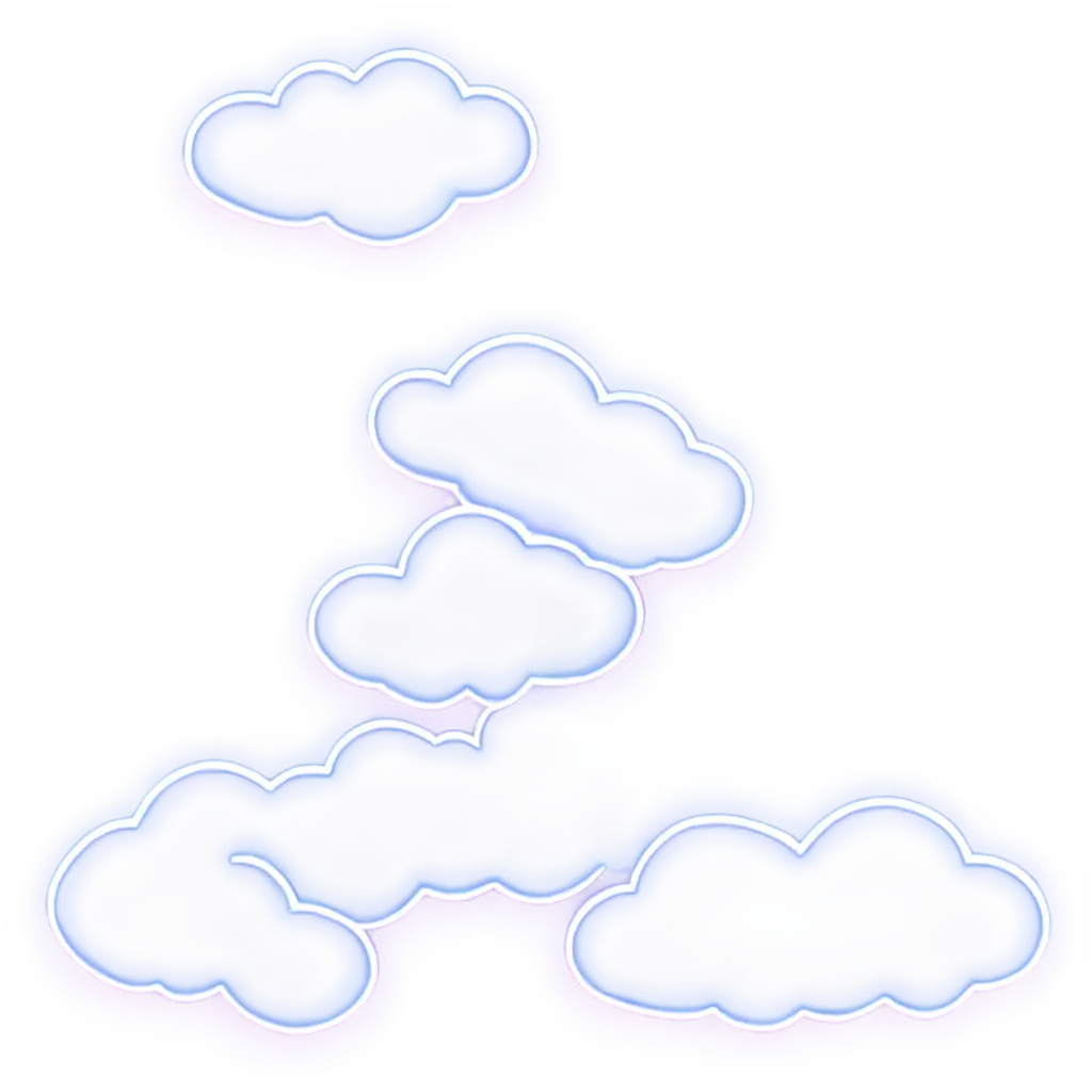 PNG-Image-of-Neon-Clouds-with-Metallic-Thunder-Strikes-Enhance-Your-Digital-Presence