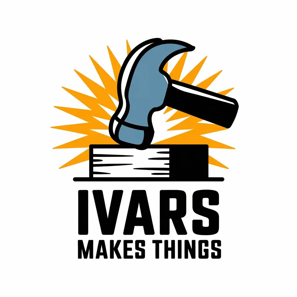 LOGO Design for Ivars Makes Things Crafting Tools with Modern and Clear Design