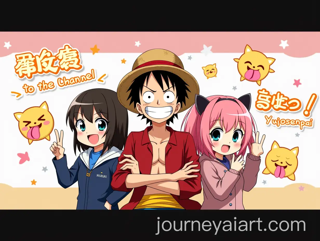 Anime-YouTube-Channel-Banner-with-Playful-Characters-and-Bold-Design