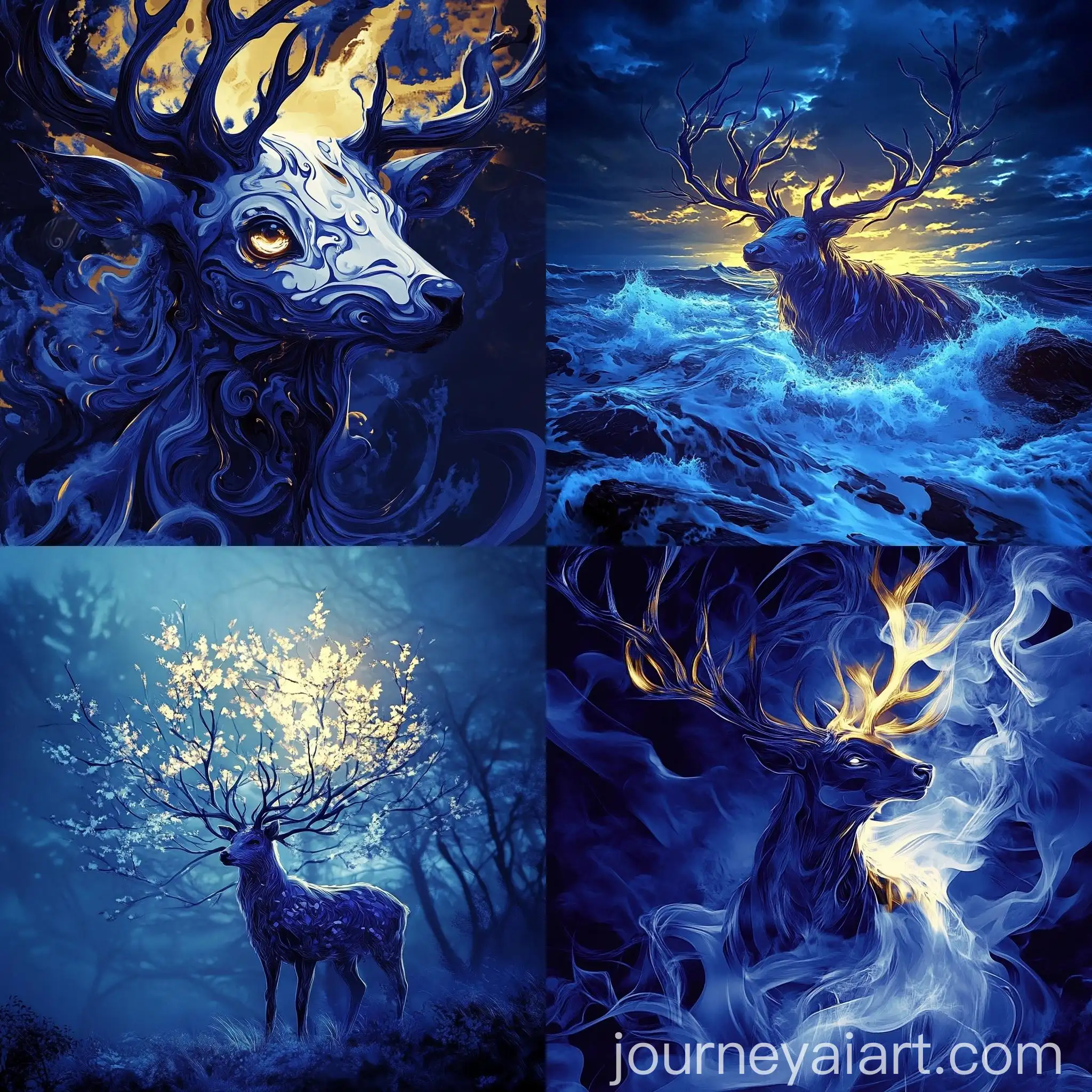 Mysterious-Night-Journey-in-Dark-Blue-and-White