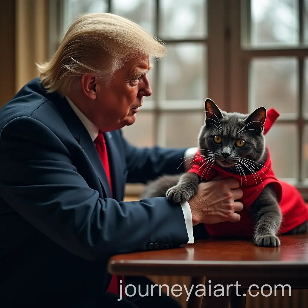 Donald-Trump-Saving-Cat-with-Crip-Gang-Member-Support