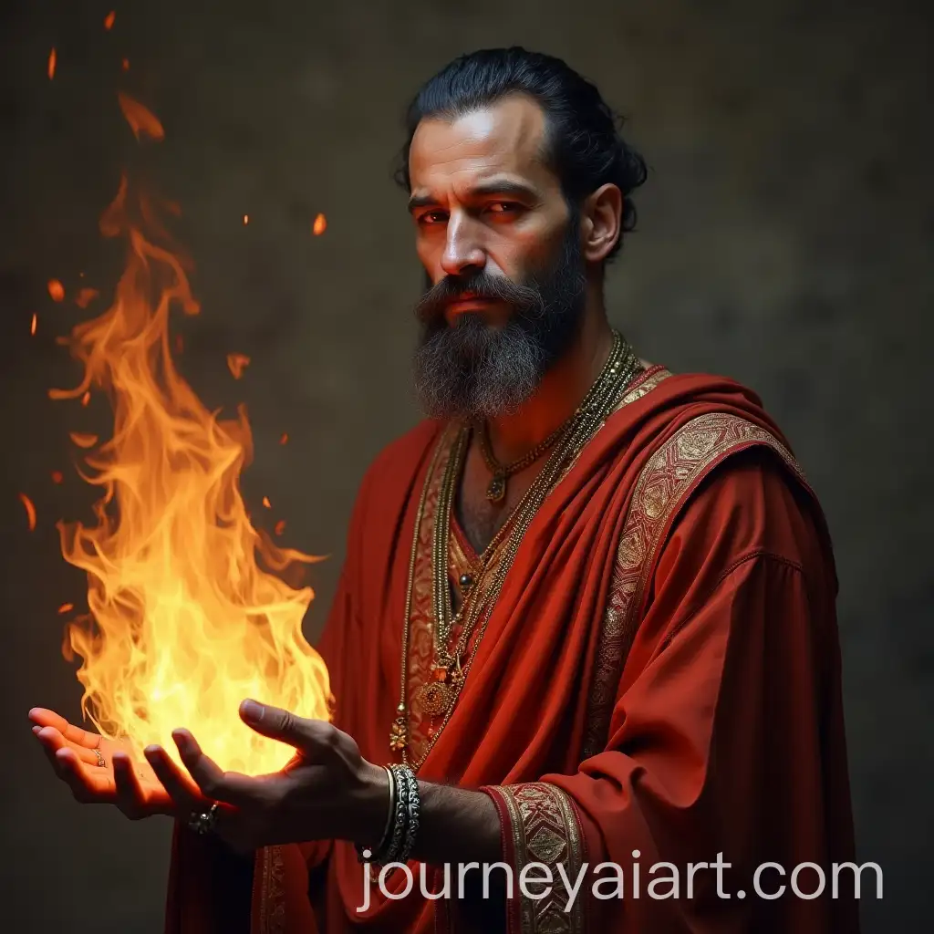 Wise-Man-Advisor-of-King-Ahikar-with-Fire-and-Water-Powers