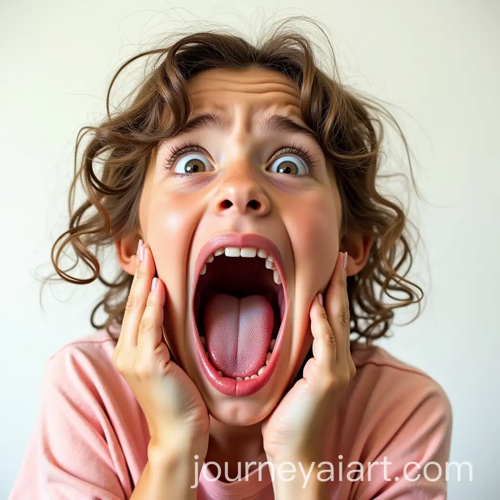 Worried-Person-Expressing-Anxiety-with-Full-Mouth-Expression